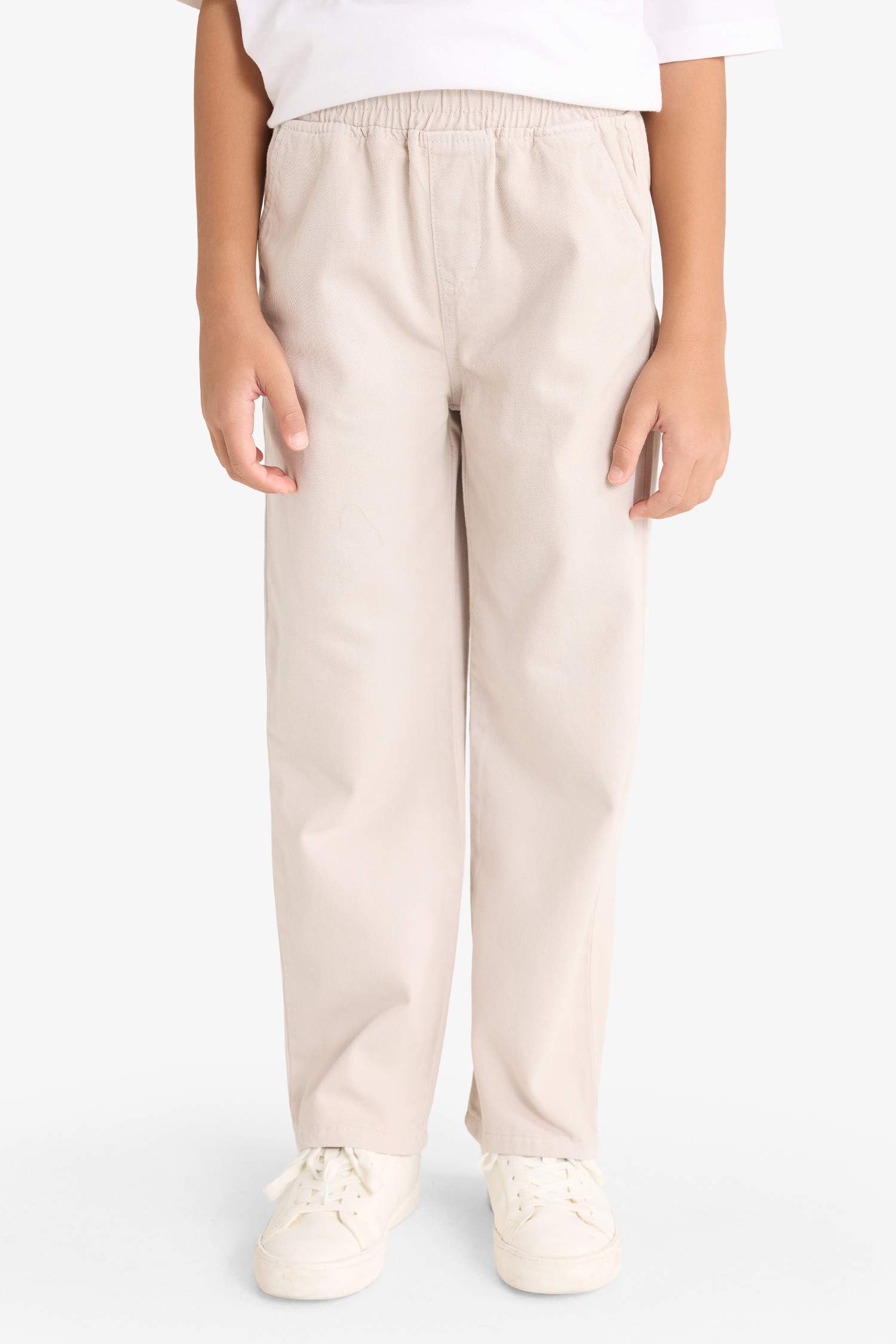 Erkek Çocuk Beli Lastikli Gabardin Pantolon