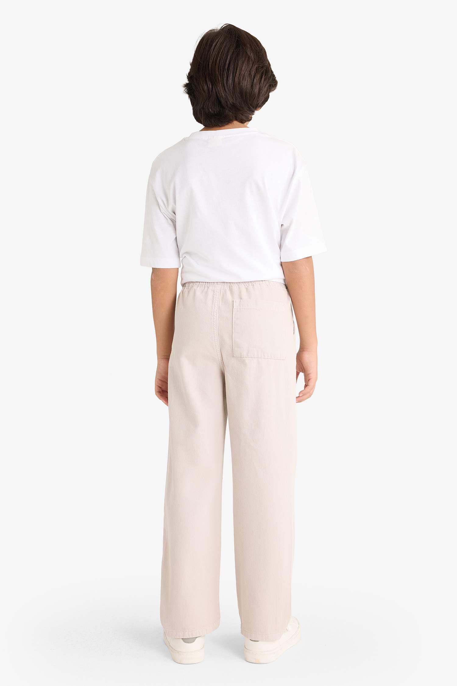 Erkek Çocuk Beli Lastikli Gabardin Pantolon