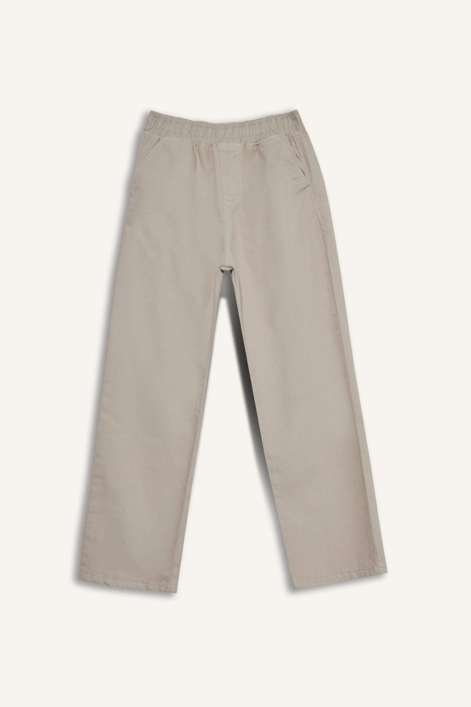 Erkek Çocuk Beli Lastikli Gabardin Pantolon