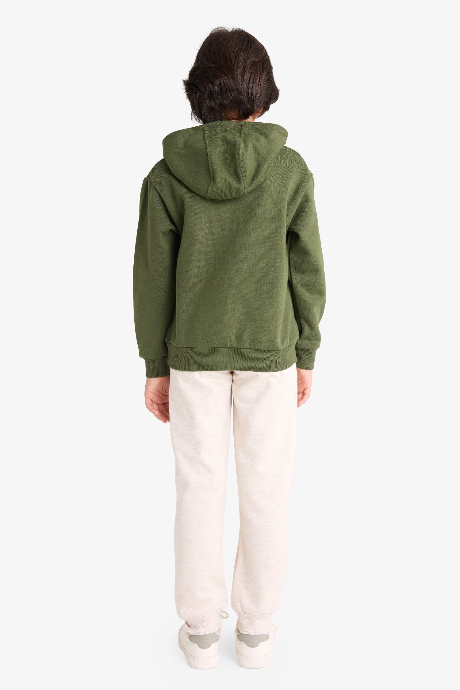 سيت ولادي سويت شيرت وبنطلون بجامة بطبعة اسد - قطعتين