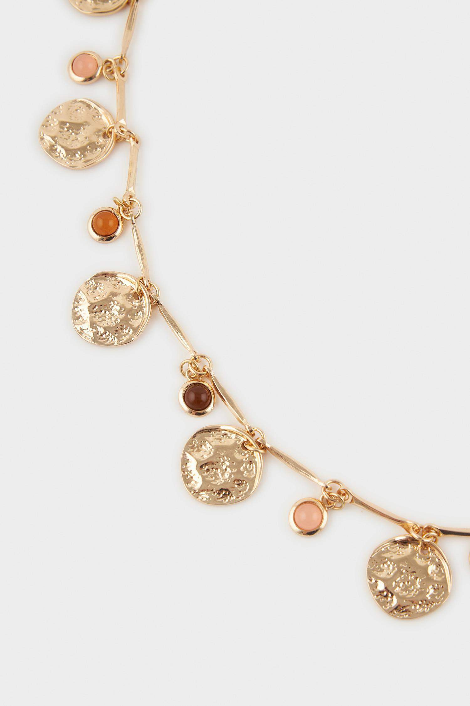 Kadın Gold Sallantılı Metal Zincir Kemer