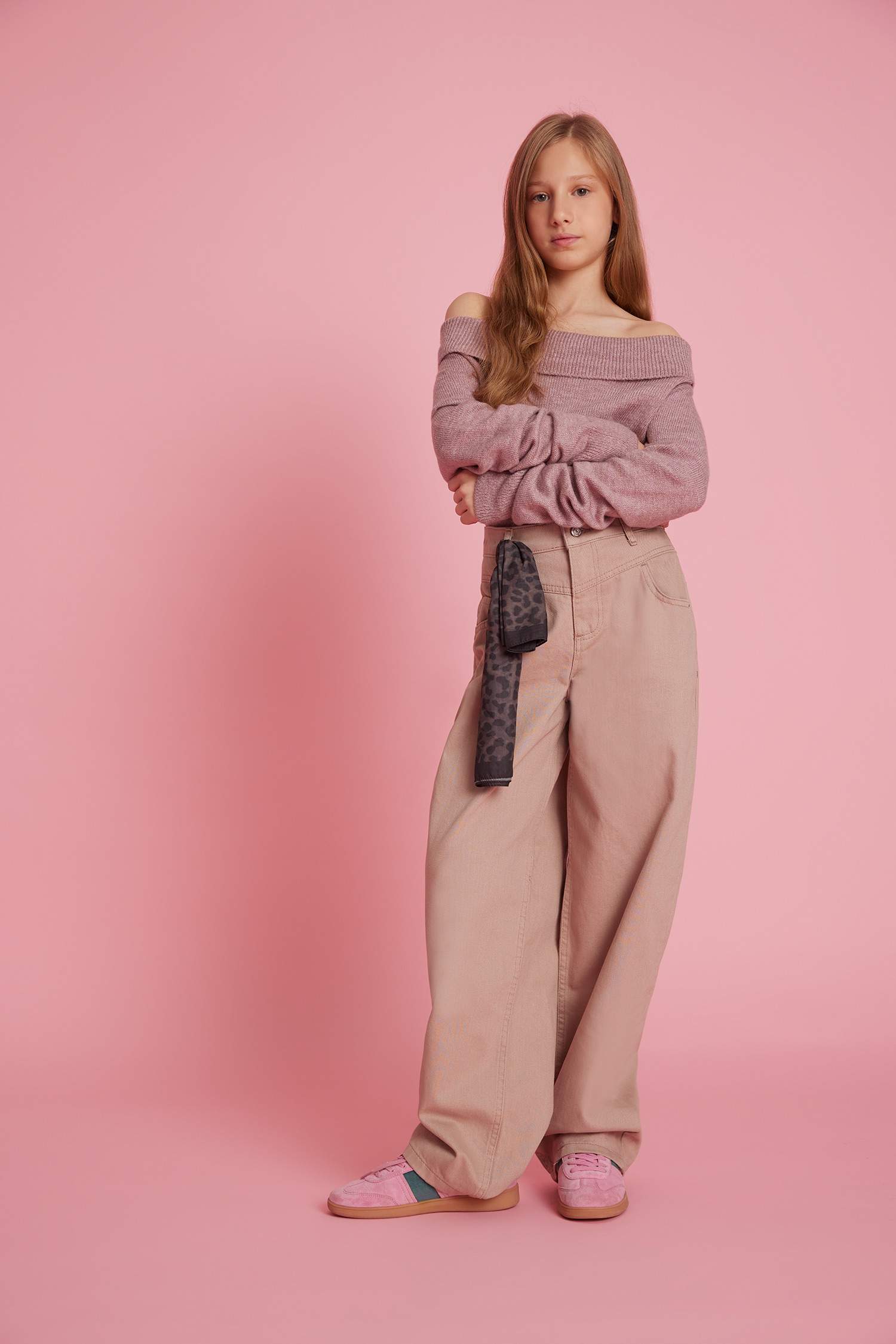 بنطلون بناتي باجي فيت تايجر جبردين