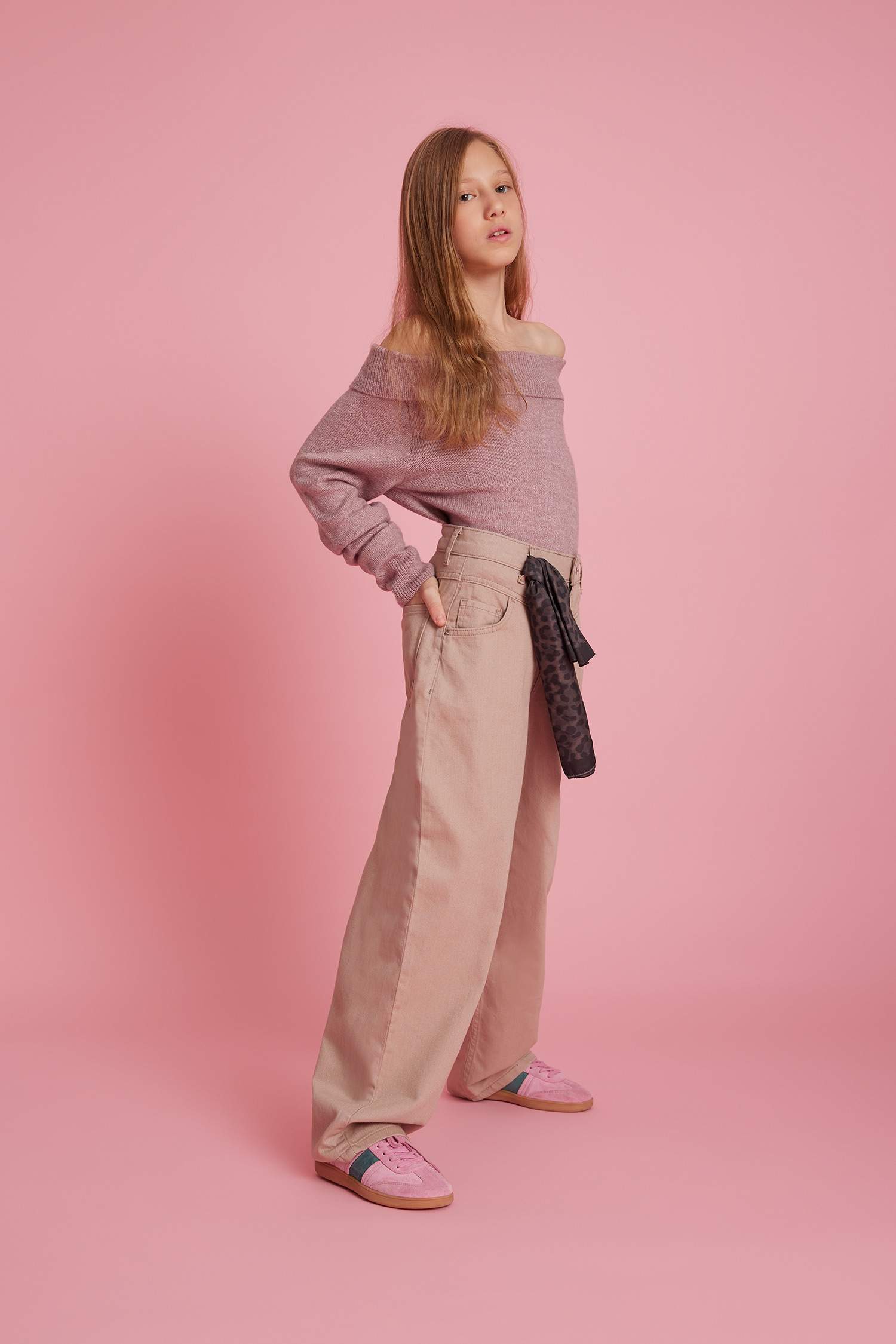 بنطلون بناتي باجي فيت تايجر جبردين