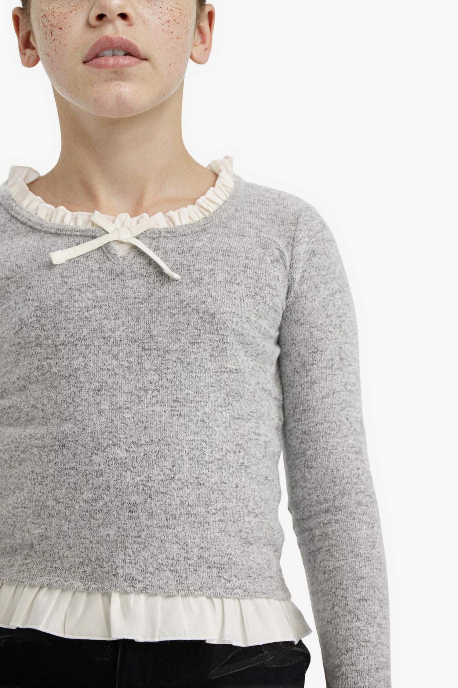 تيشيرت ردن طويل قصة مريحة