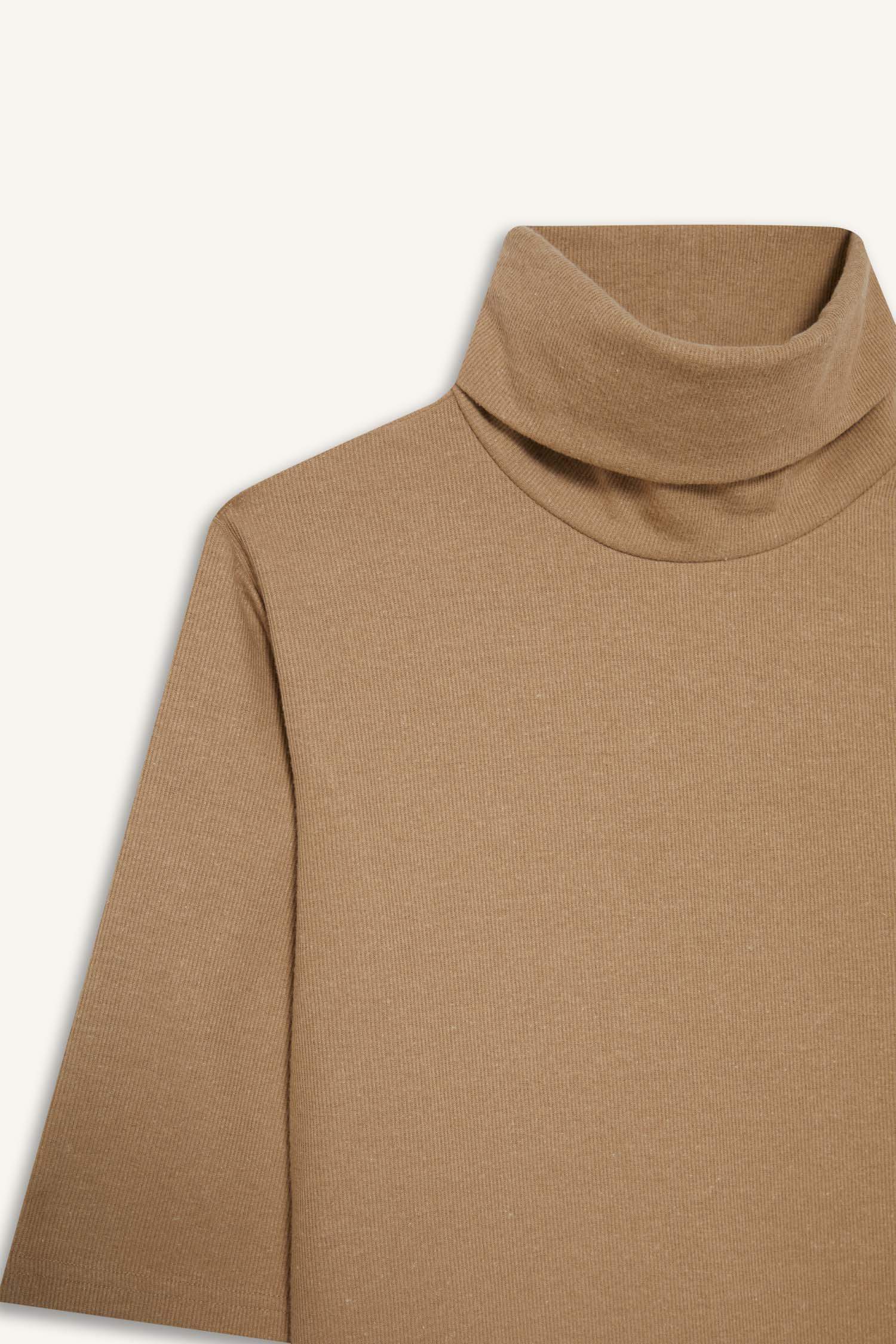 Balıkçı Yaka Yarım Kollu Mini Elbise