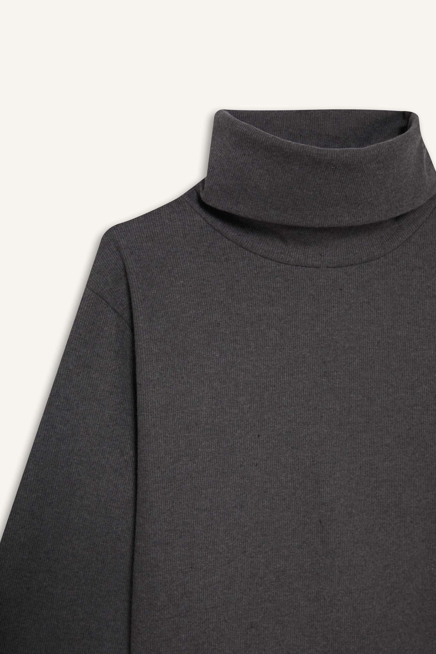 Balıkçı Yaka Yarım Kollu Mini Elbise