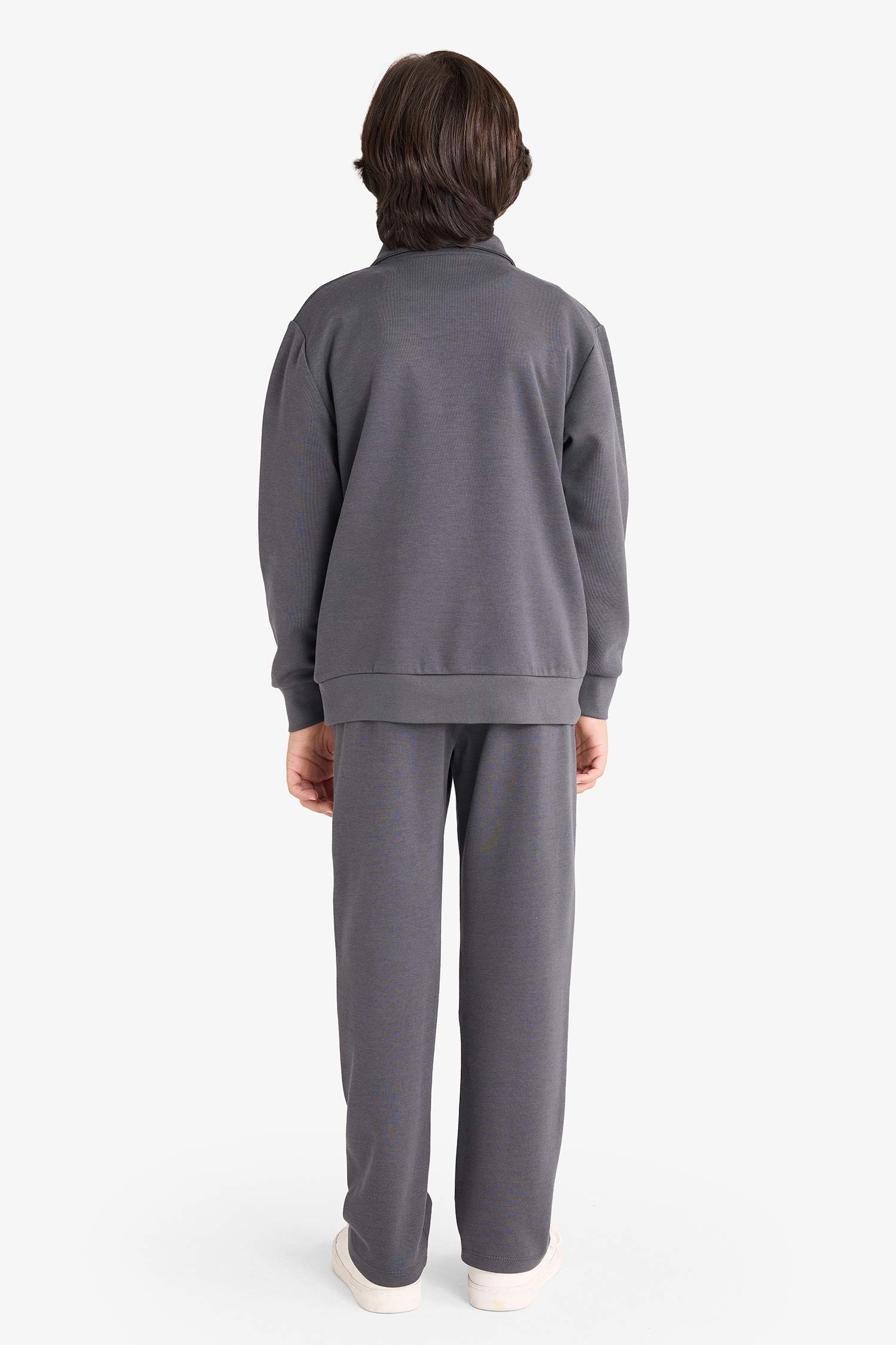 Ensemble Sweat imprimé à demi-zip et Pantalon de survêtement pour garçon