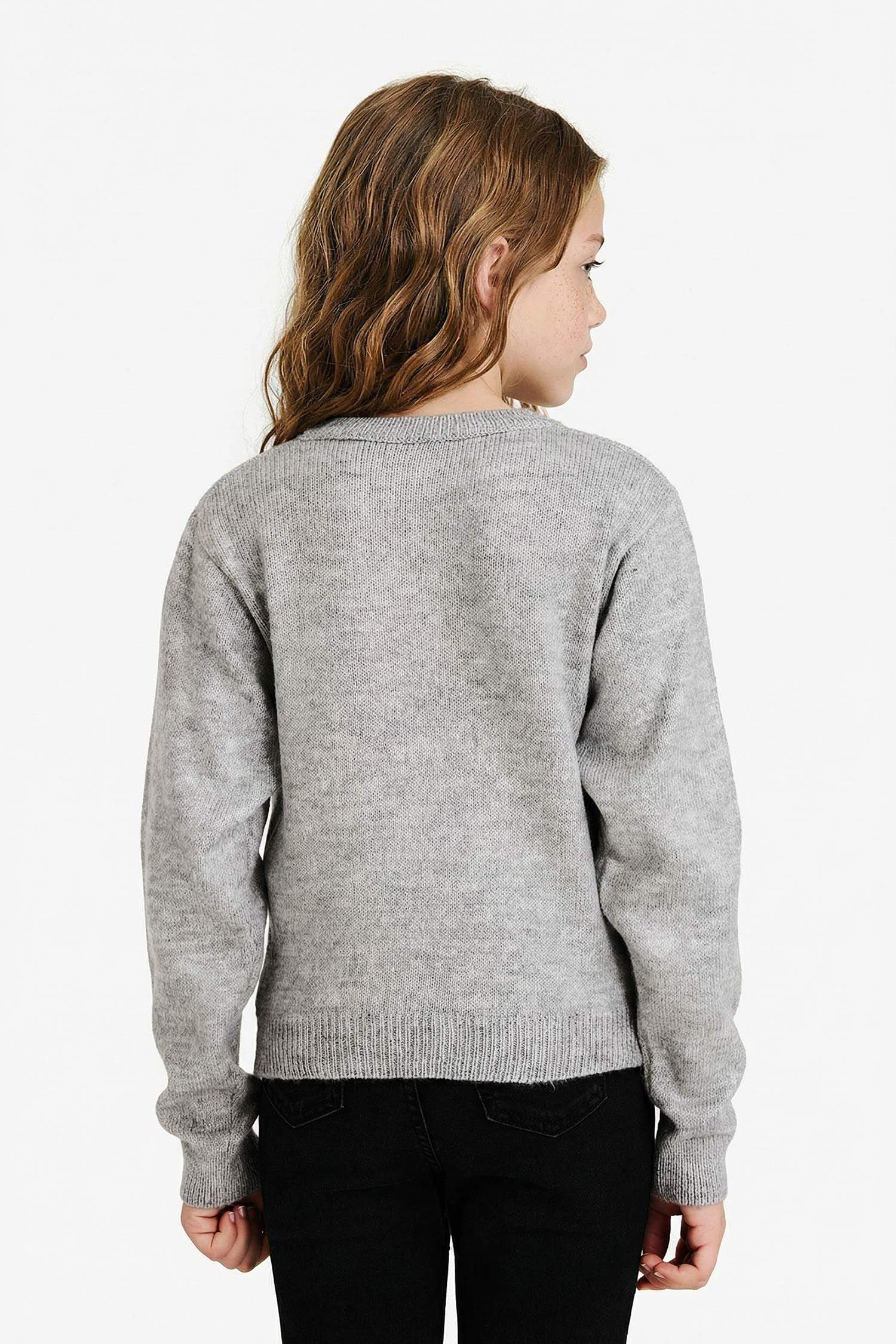 Düğmeli Hırka Kız Çocuk