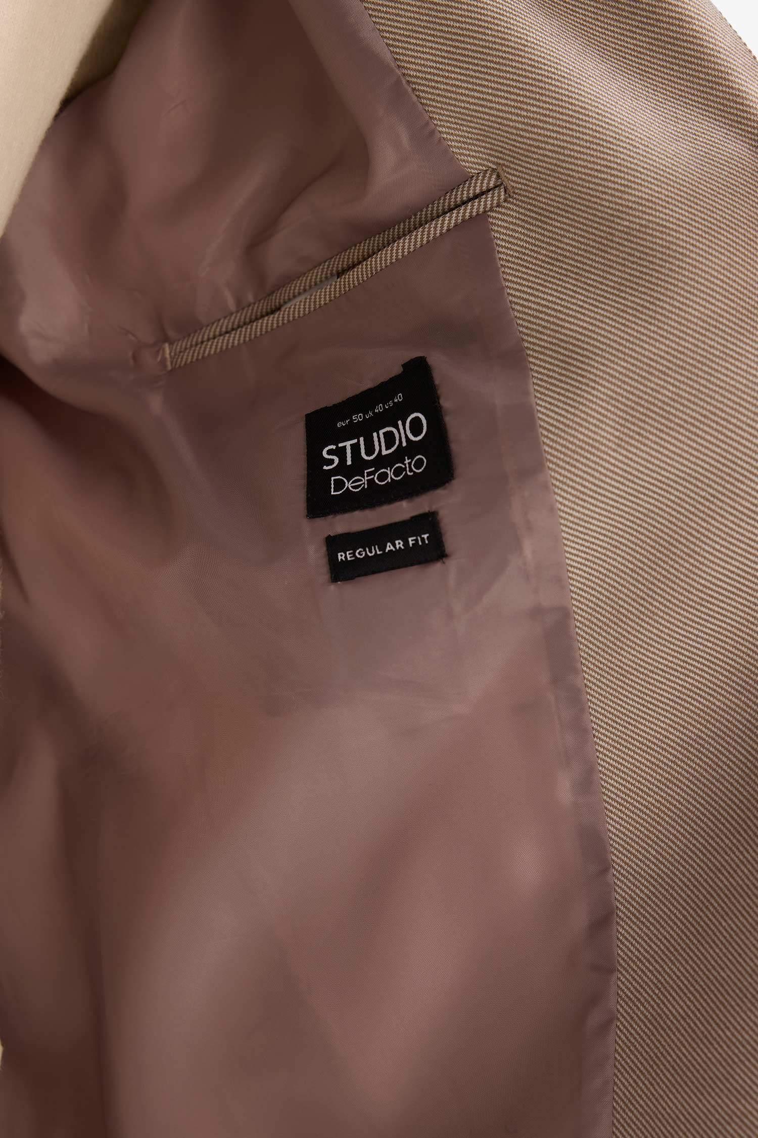 Regular Fit Polo Yaka Blazer Ceket