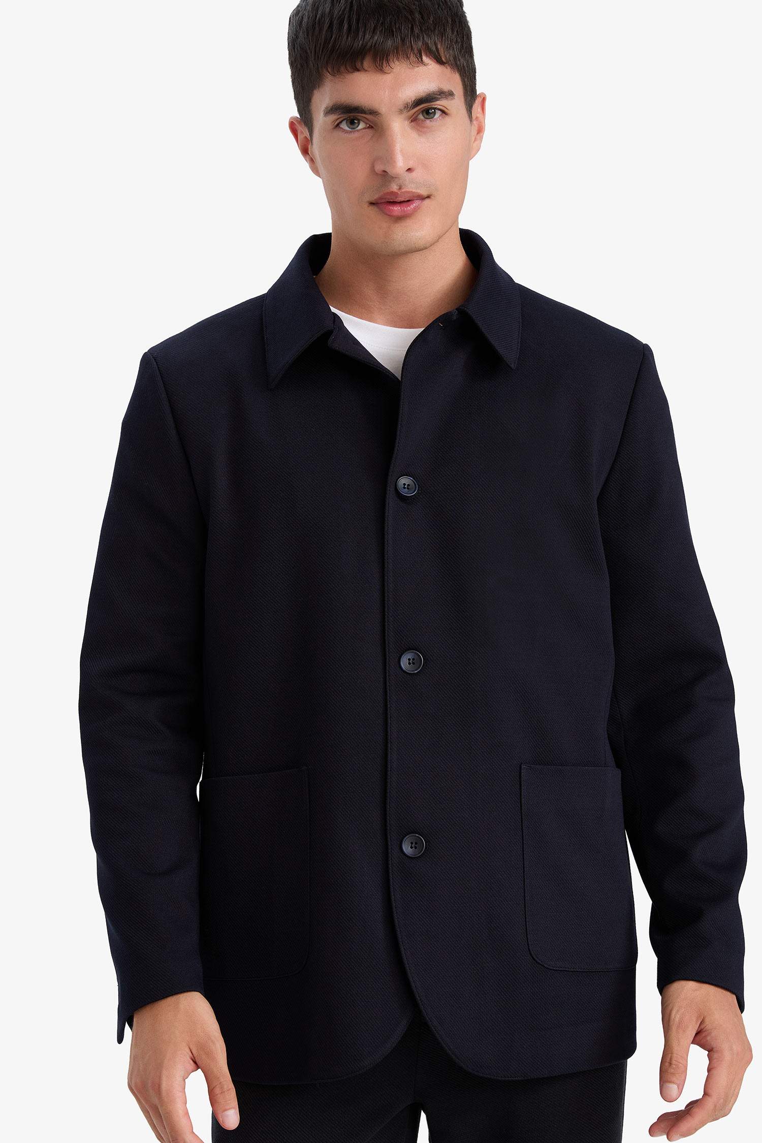 سترة بليزر قصة عادية بياخة بولو