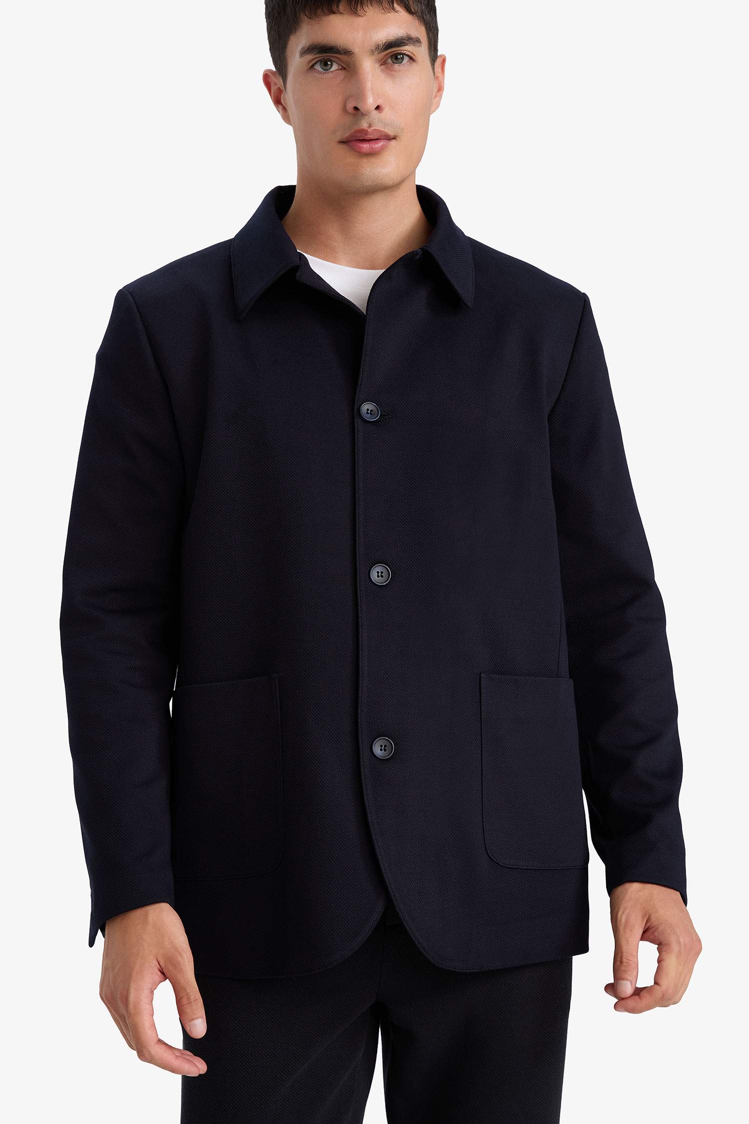 سترة بليزر قصة عادية بياخة بولو