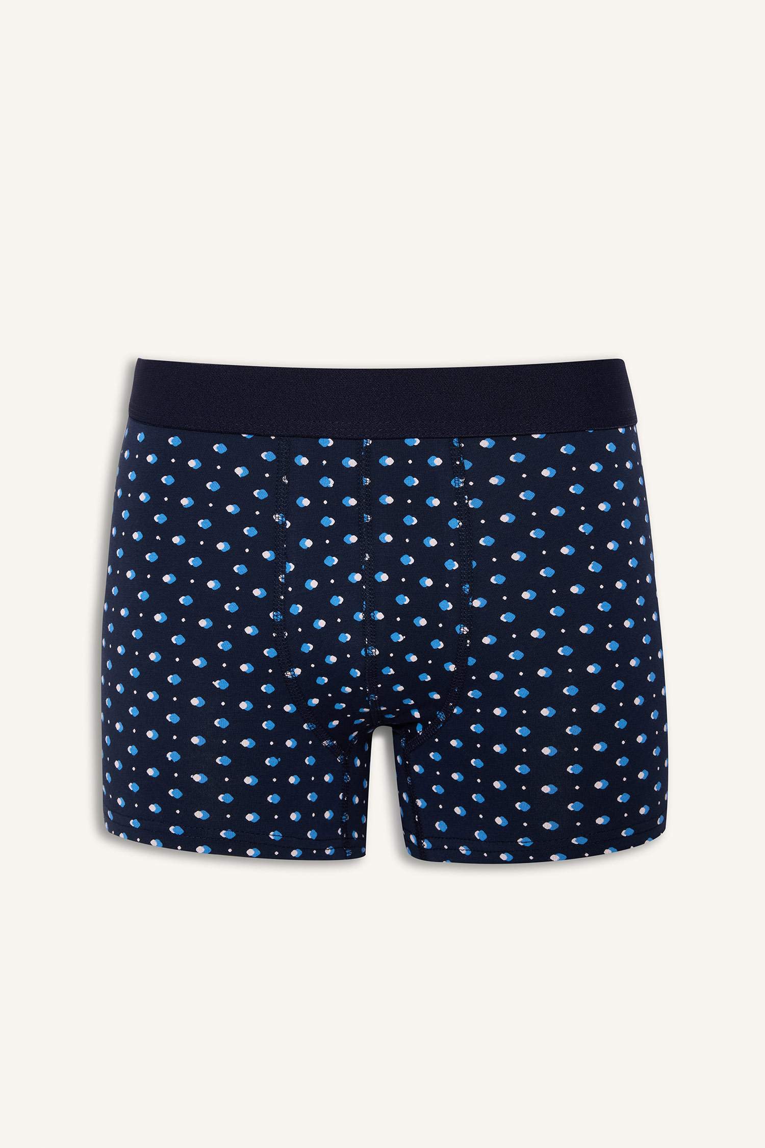 Regular Fit Puantiye 3'lü Boxer