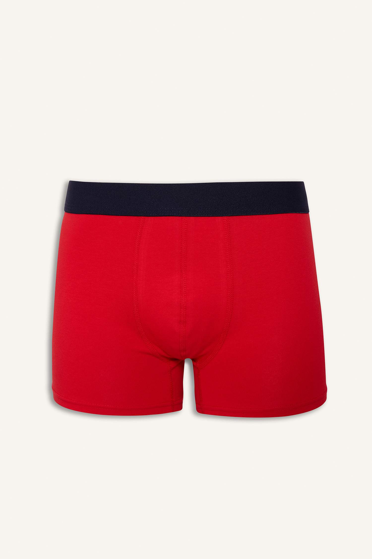 Regular Fit Desenli 3'lü Boxer