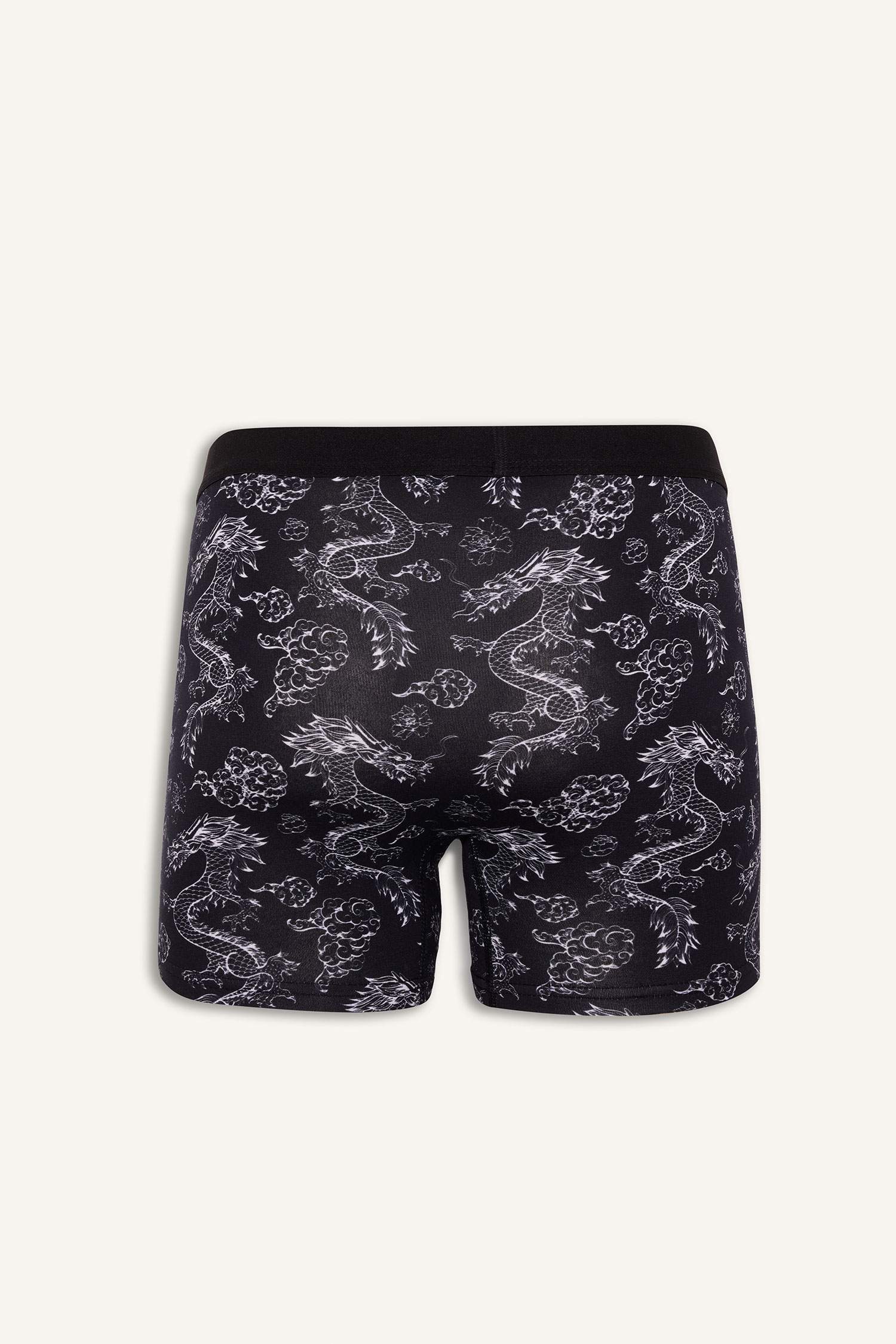 Regular Fit Hayvan Baskılı 3'lü Boxer