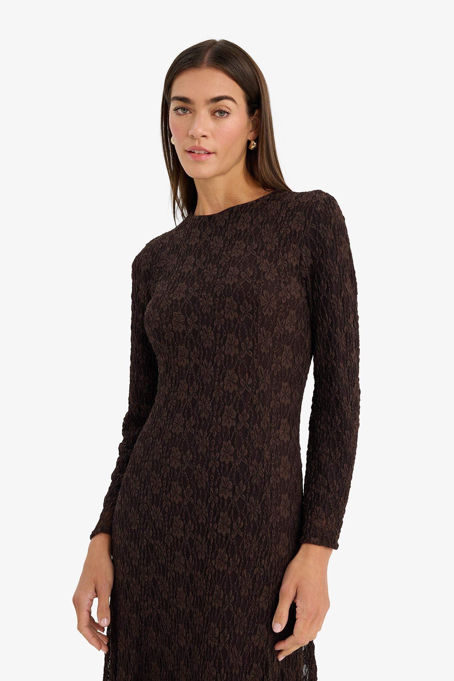 فستان ردن طويل دانتيل