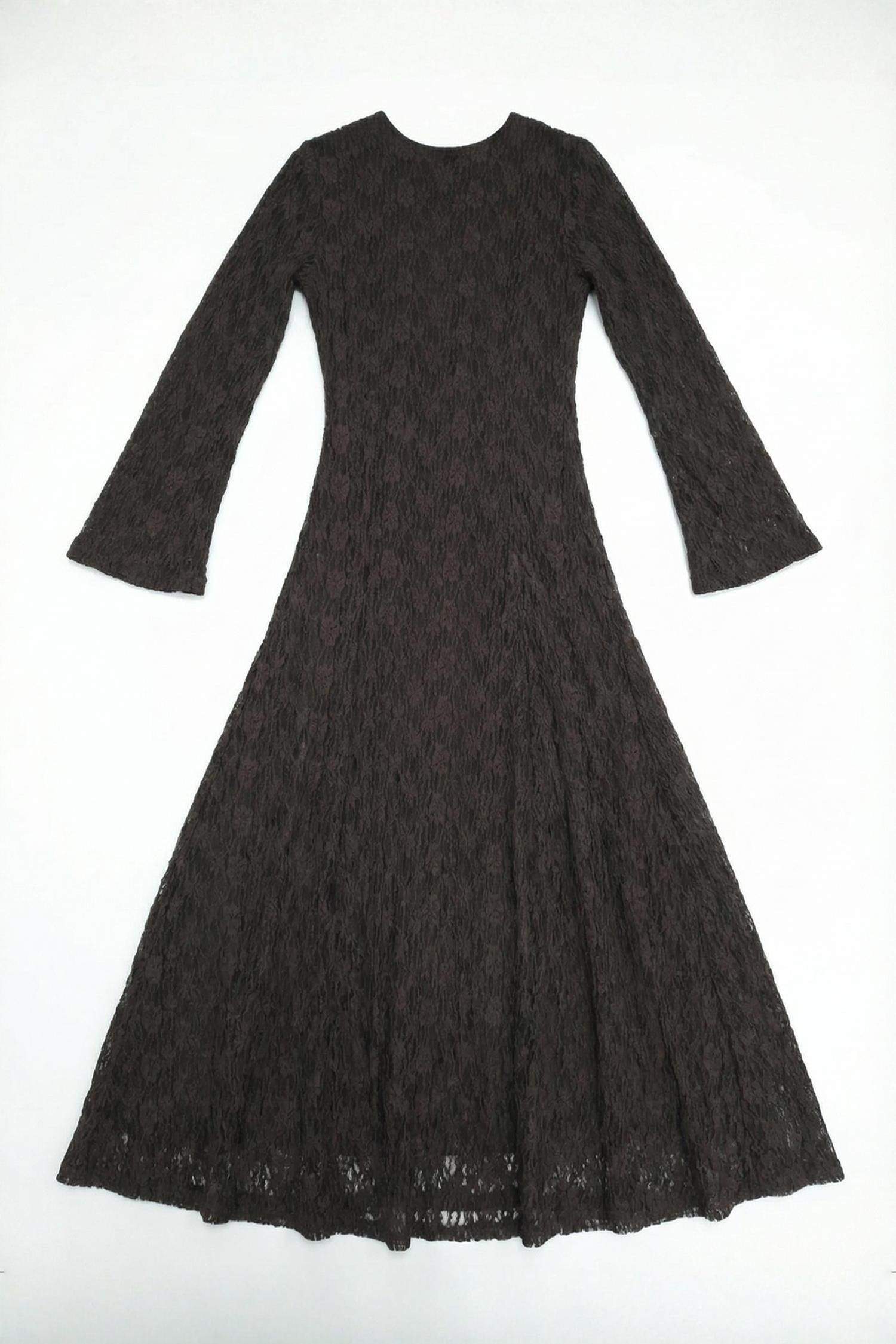 فستان ردن طويل دانتيل