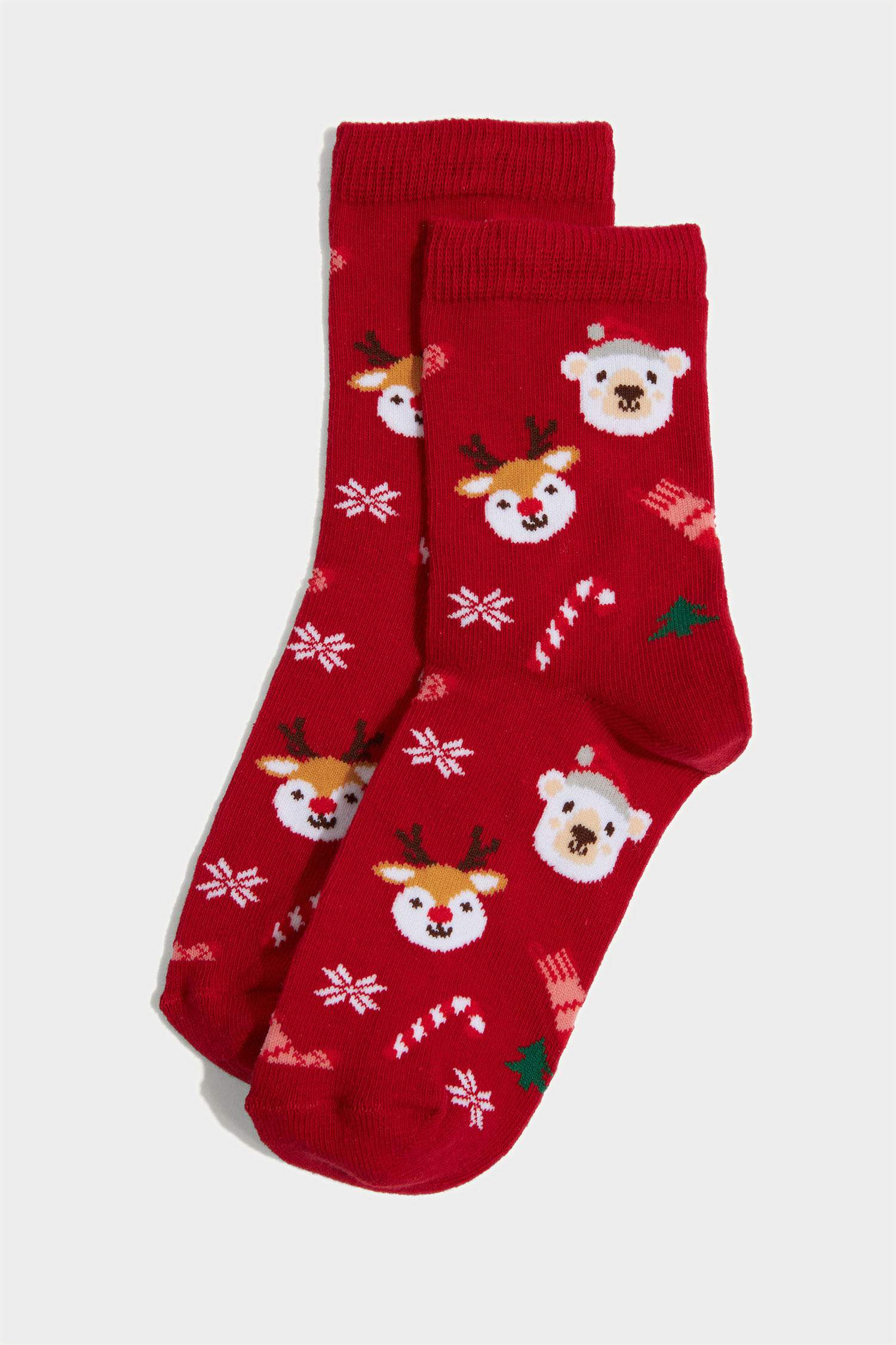 Boy 2 piece Christmas Cotton Long Sockss