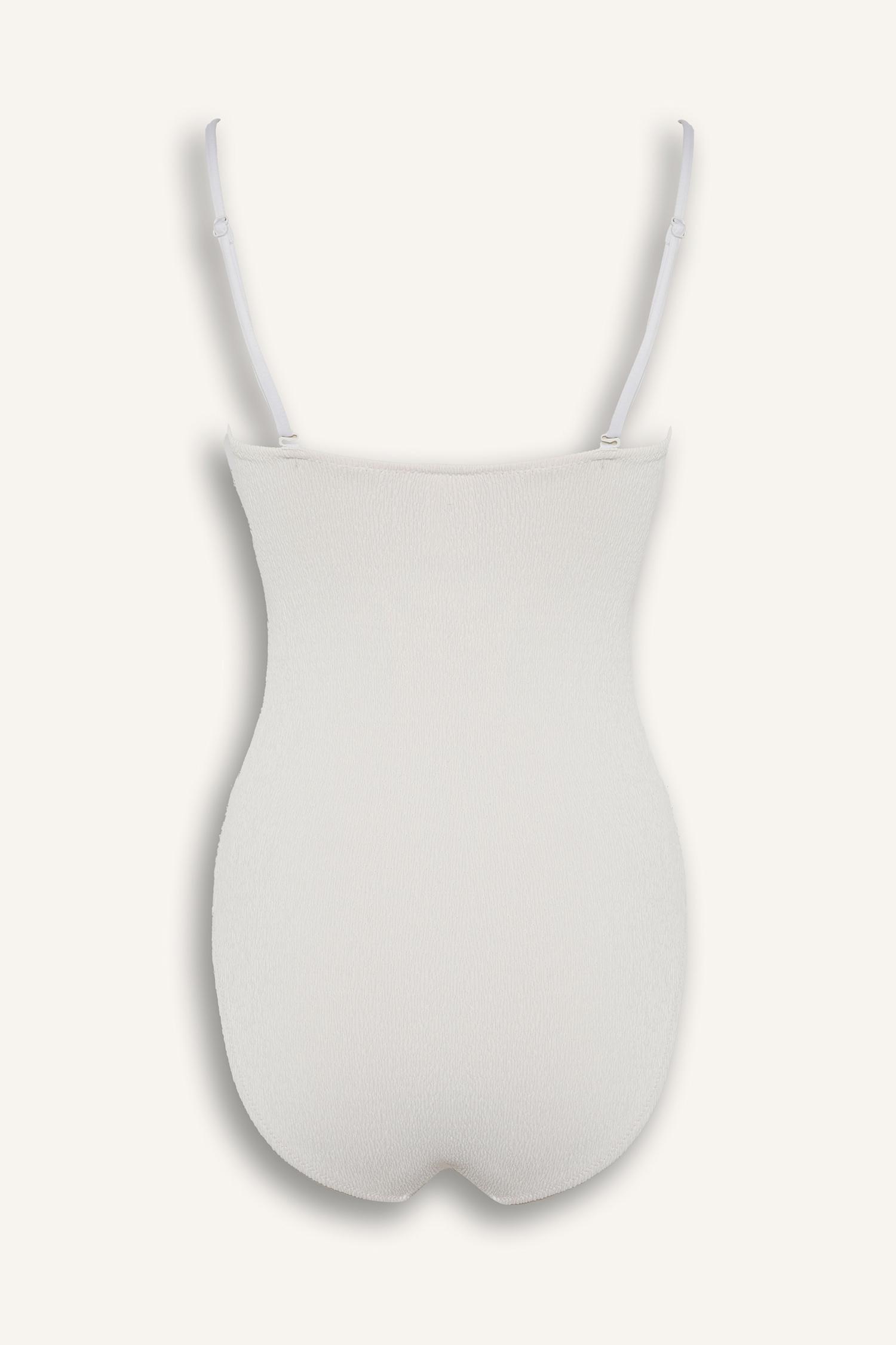 DeFacto Regular Fit Krinkıl Kumaş Mayo görsel 6