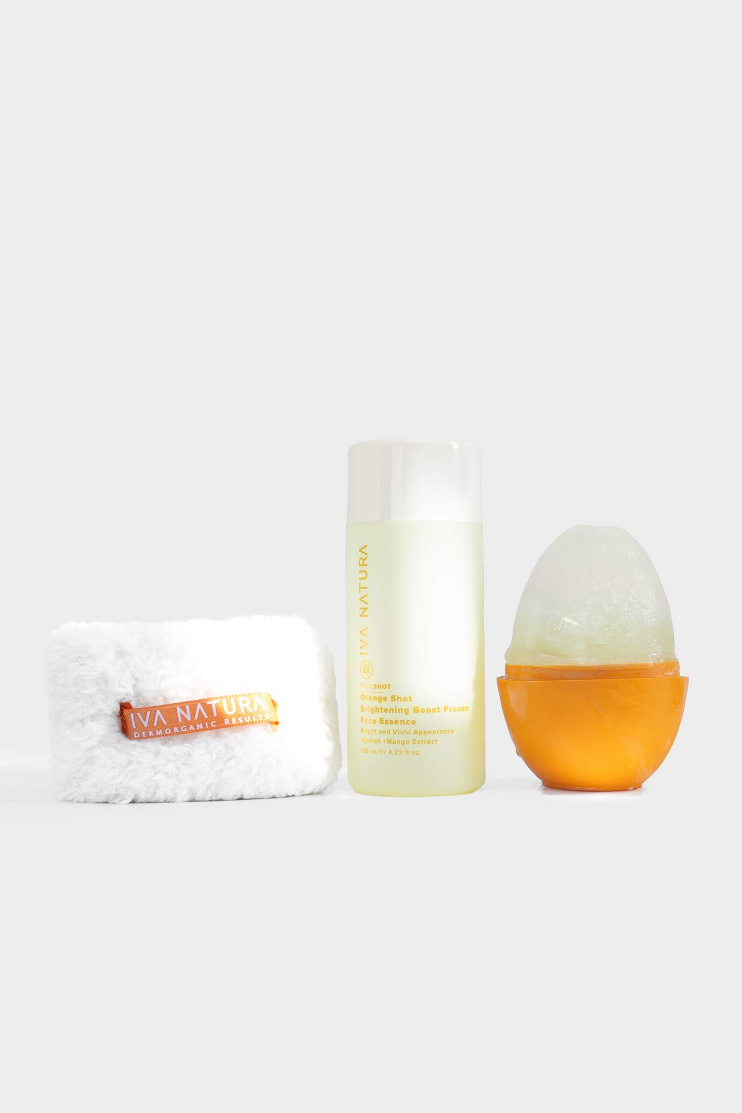 Iva Natura Orange Face Shot - Frozen Face Essence 3'lü Set