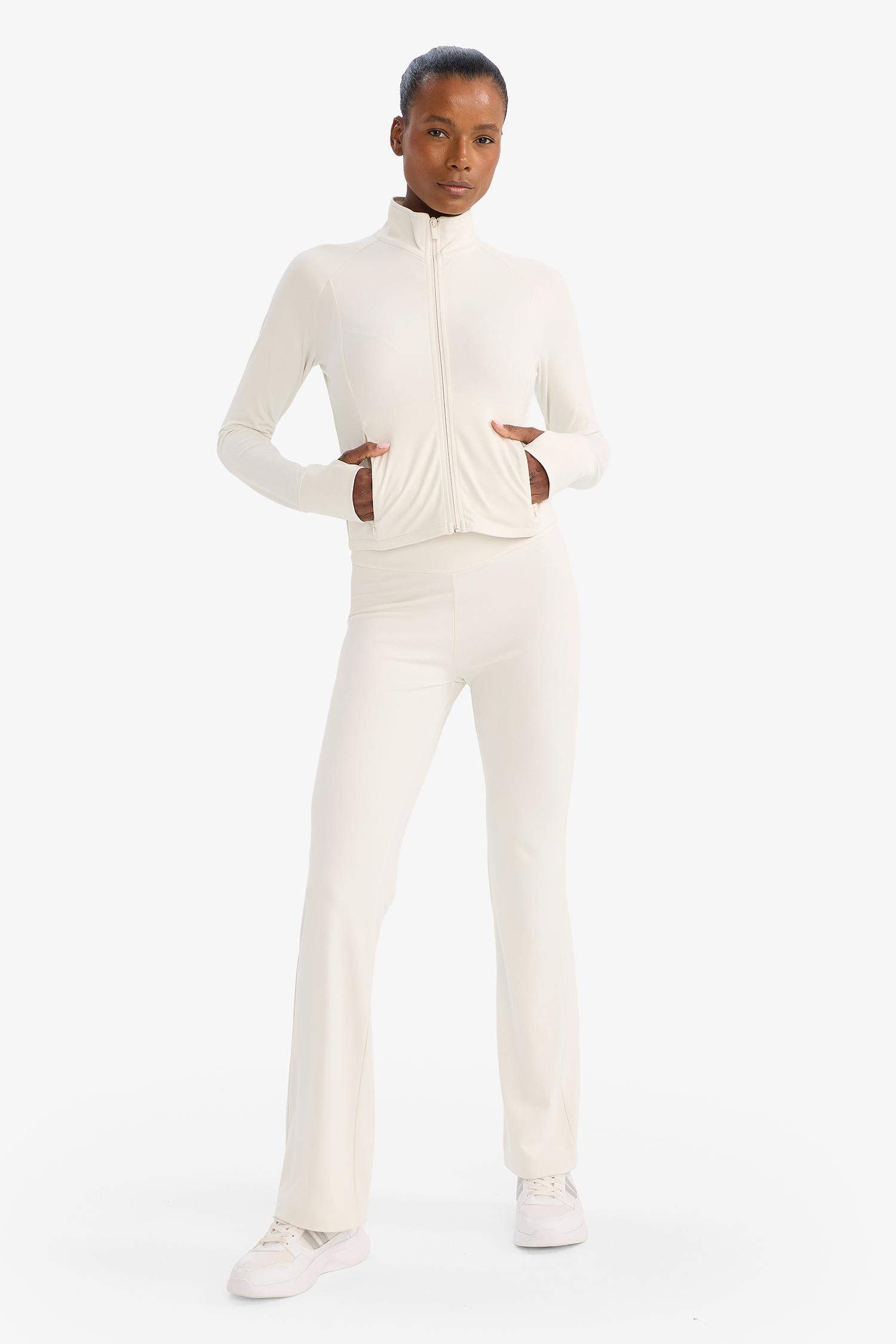 DeFactoFit Flare Fit İspanyol Paça Uzun Sporcu Pantolon