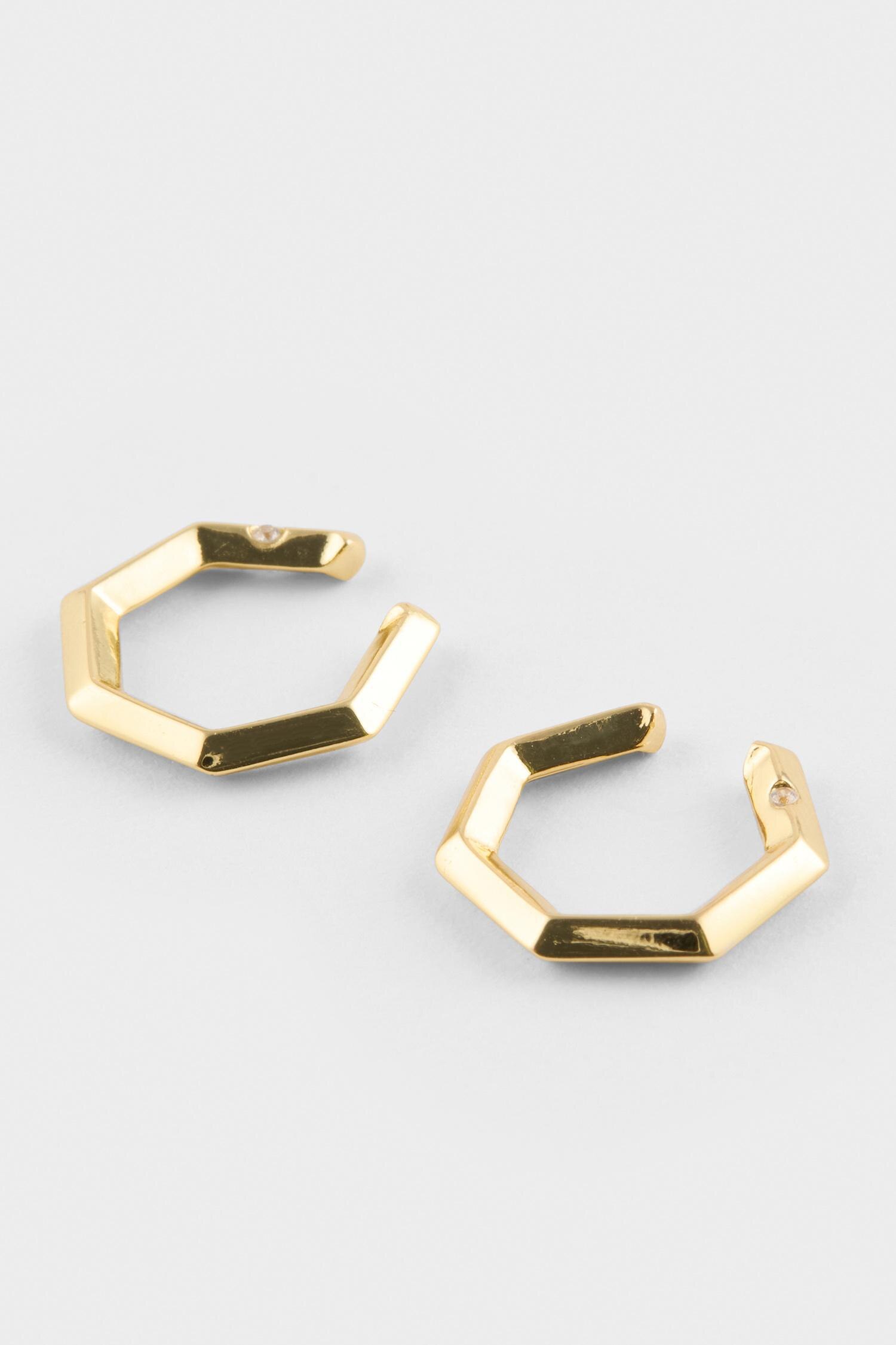 DeFacto Reis X DeFacto 2'li Gold Küpe görsel 4