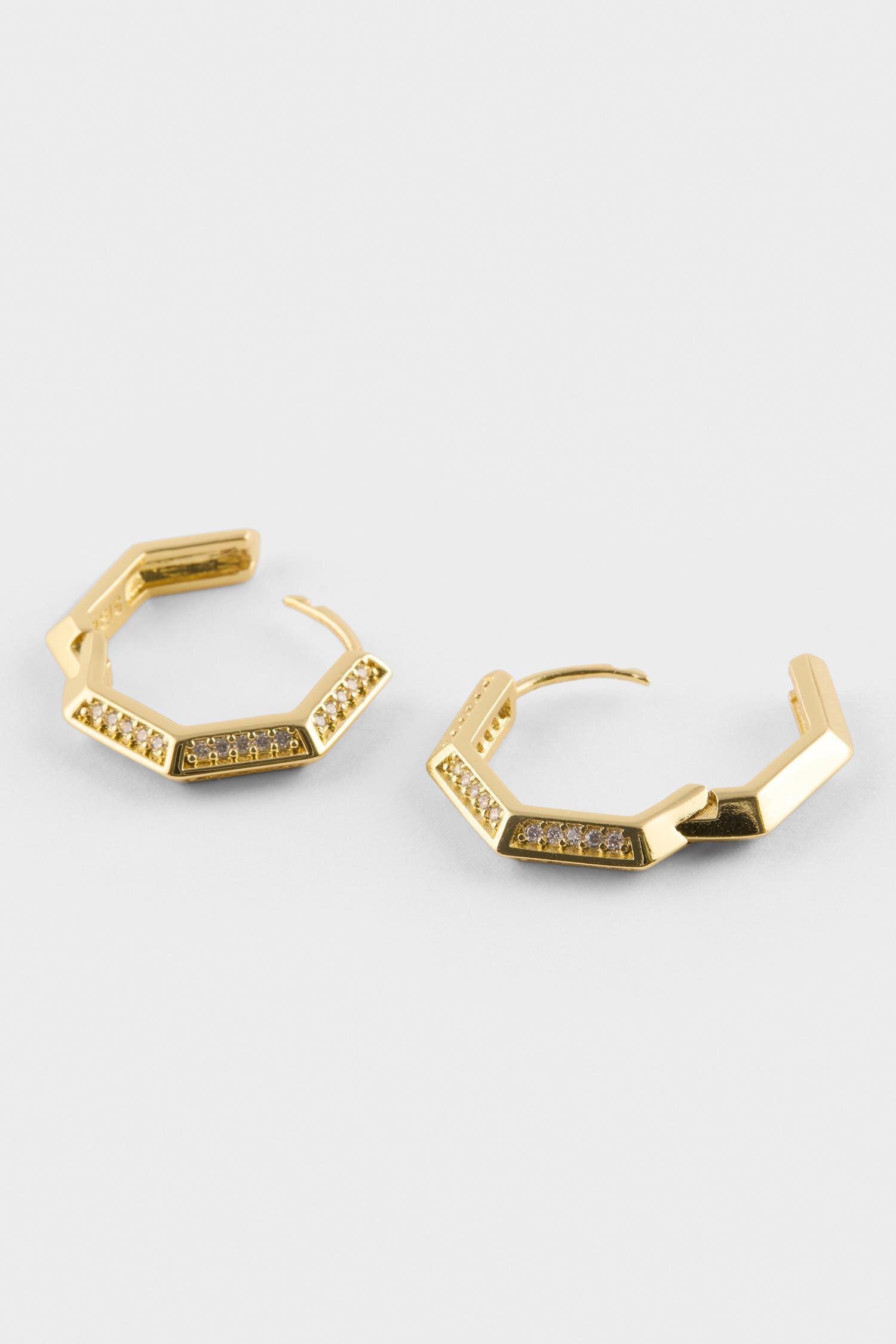 DeFacto Reis X DeFacto 2'li Gold Küpe görsel 5