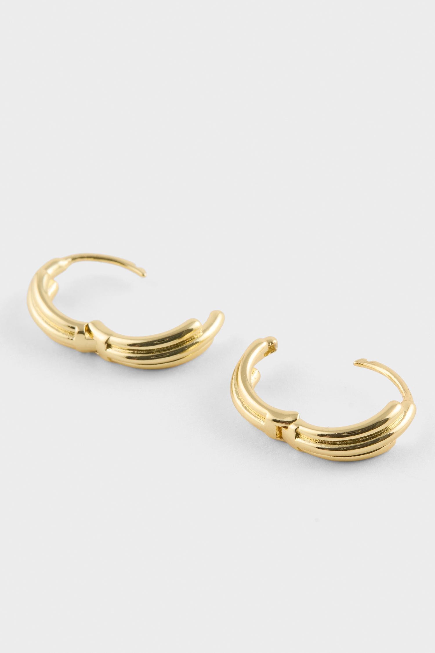 DeFacto Reis X DeFacto 2'li Gold Küpe görsel 5