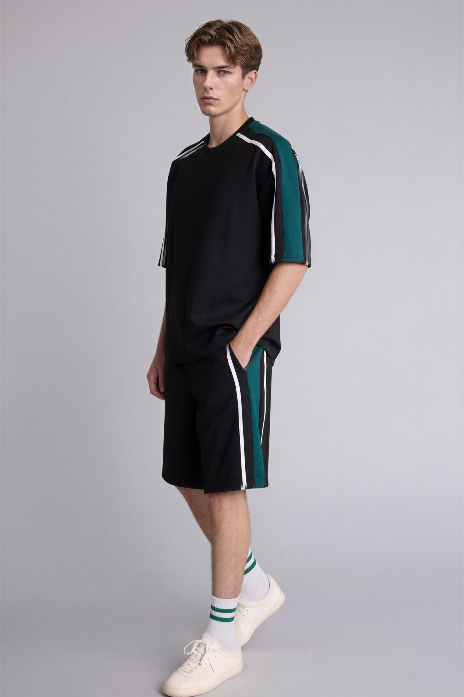 DeFacto BAGGY FIT Beli Lastikli Şort