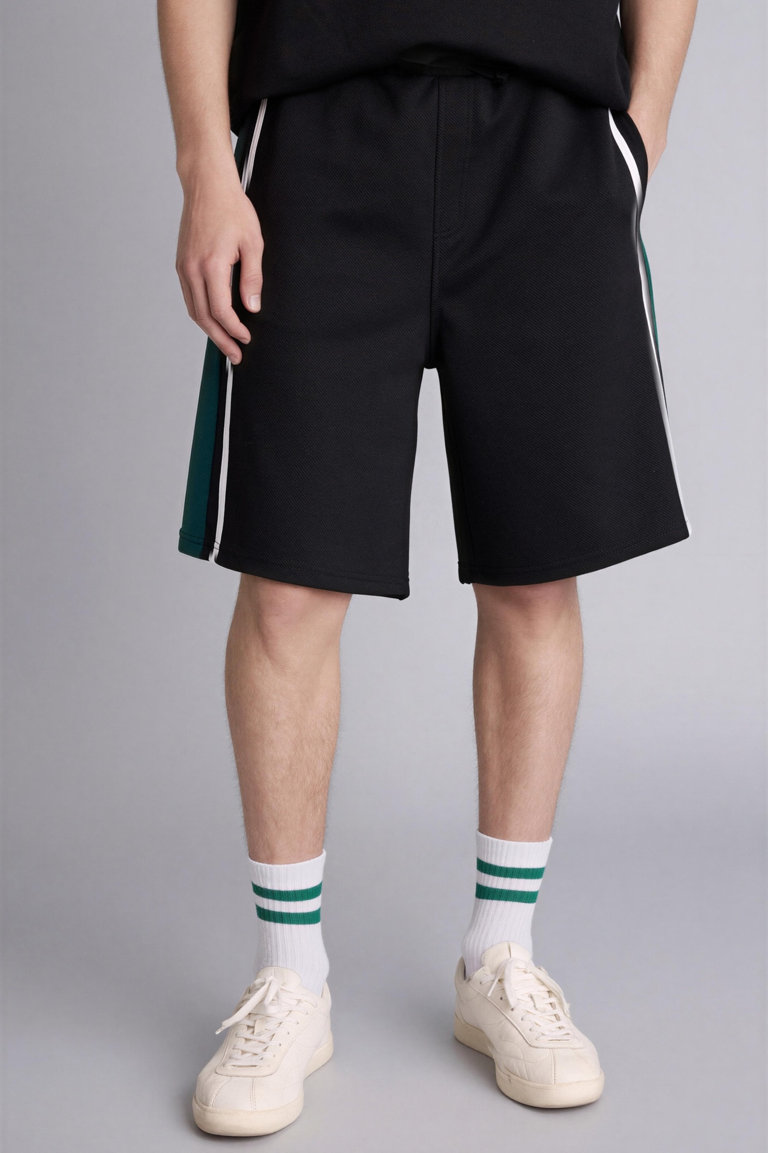 DeFacto BAGGY FIT Beli Lastikli Şort görsel 3