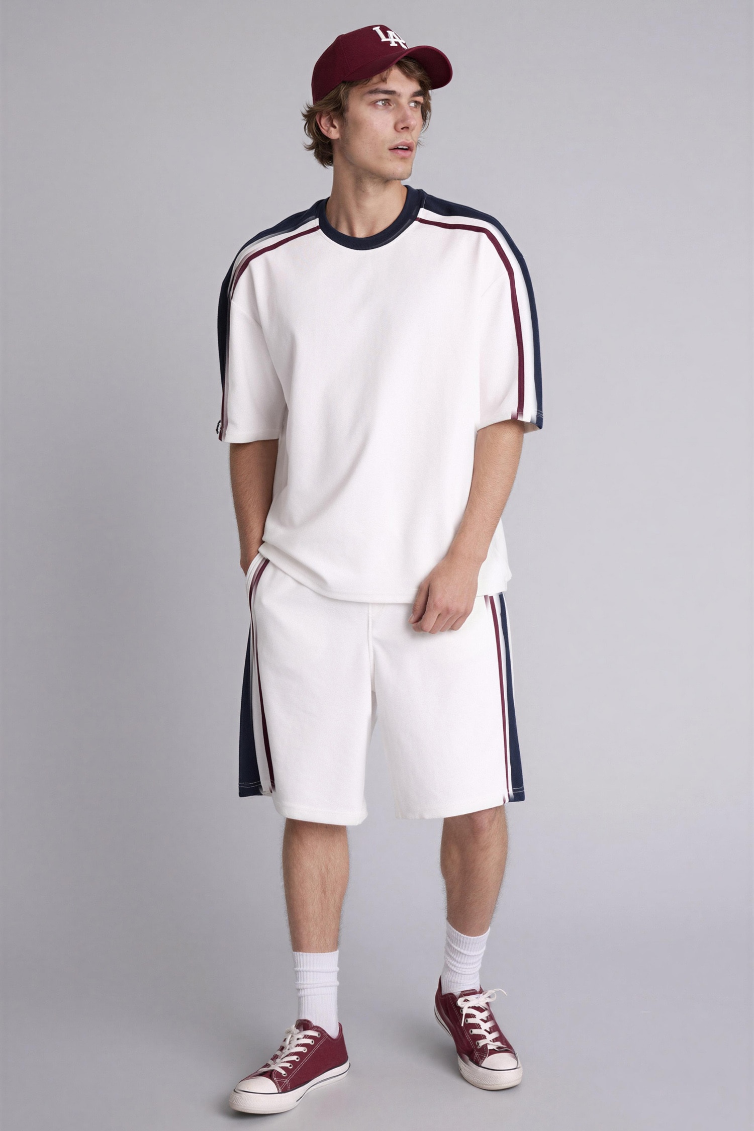 DeFacto BAGGY FIT Beli Lastikli Şort görsel 2
