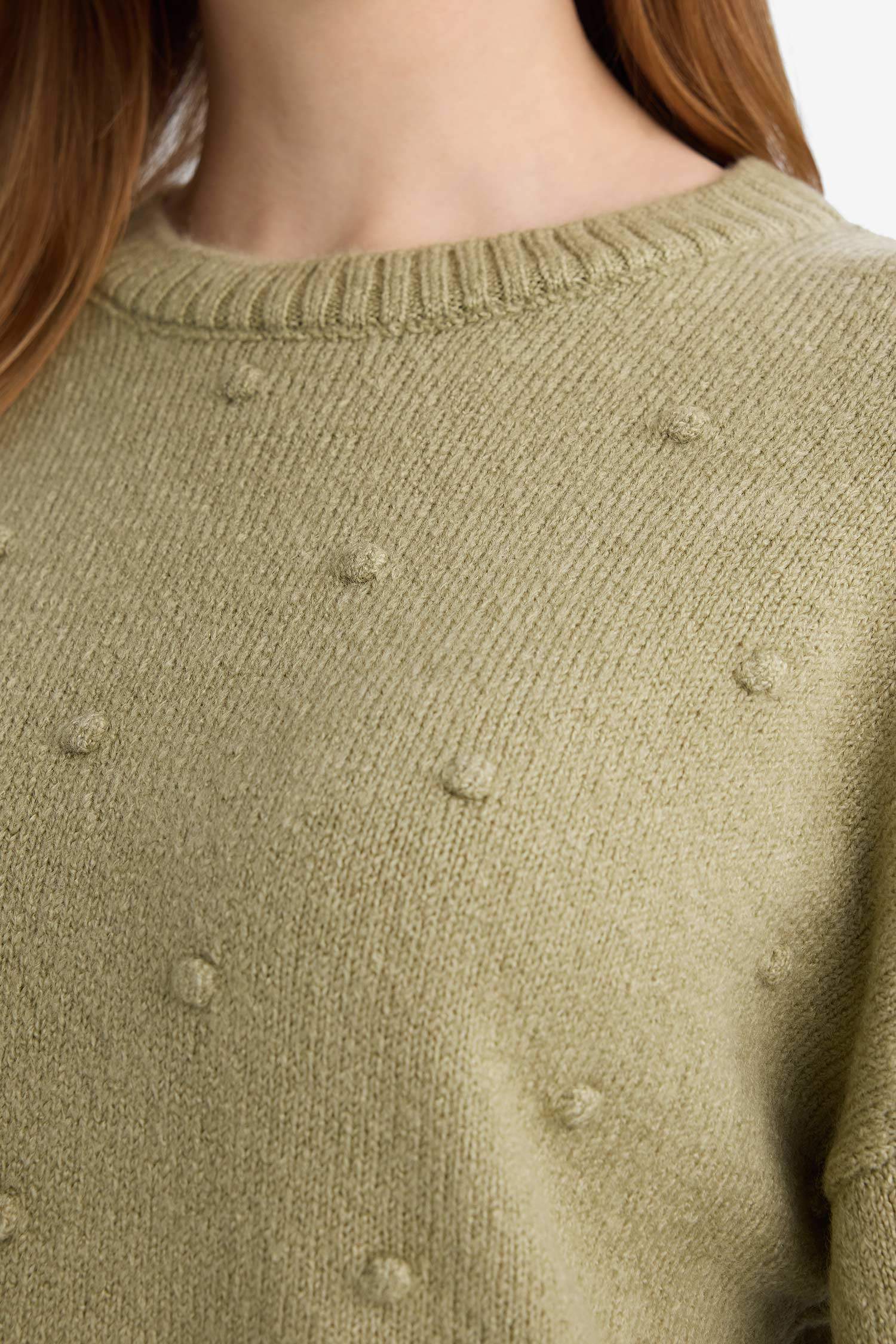 Relax Fit Crew Neck Knitwear Pullover