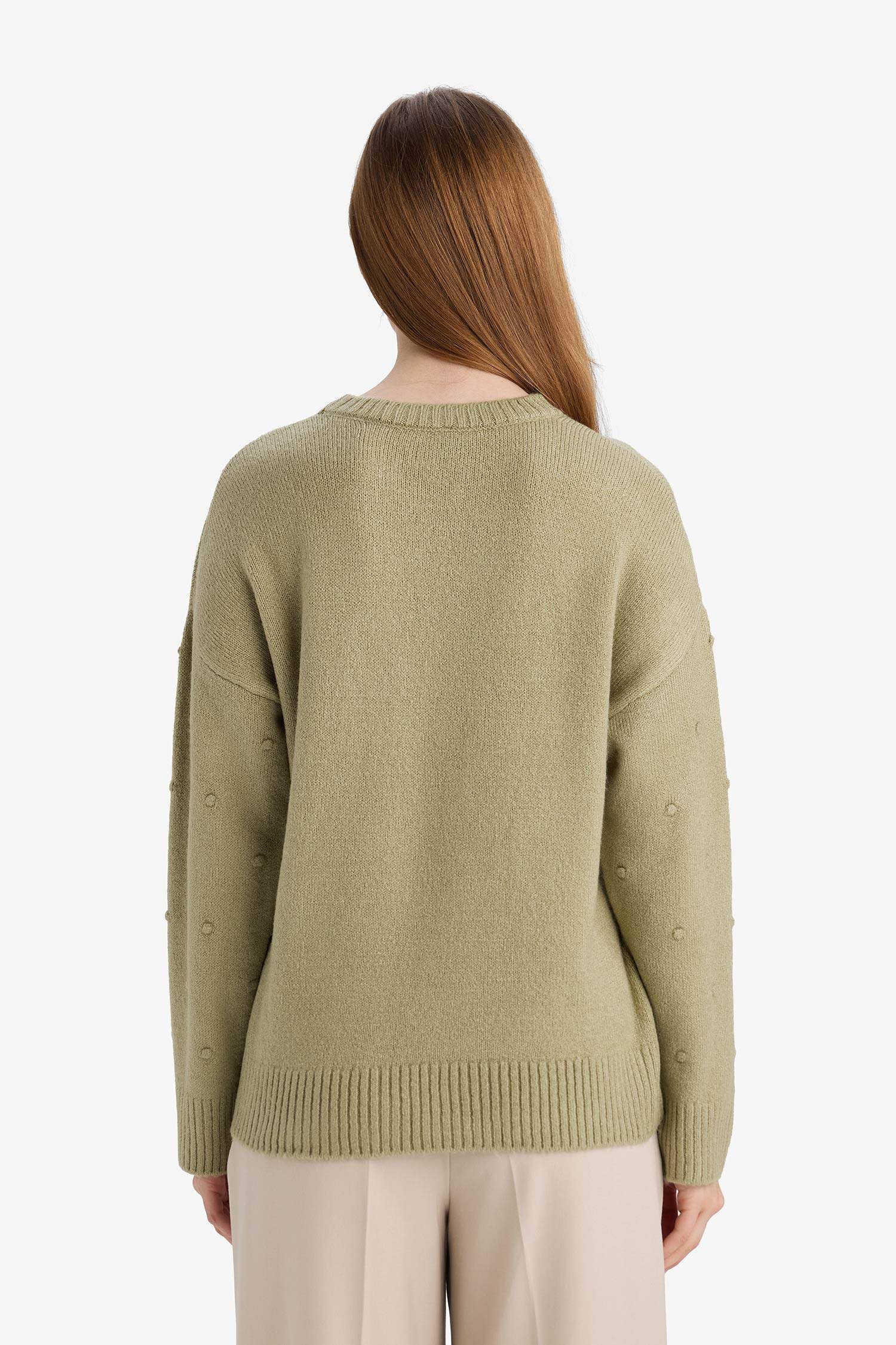 Relax Fit Crew Neck Knitwear Pullover