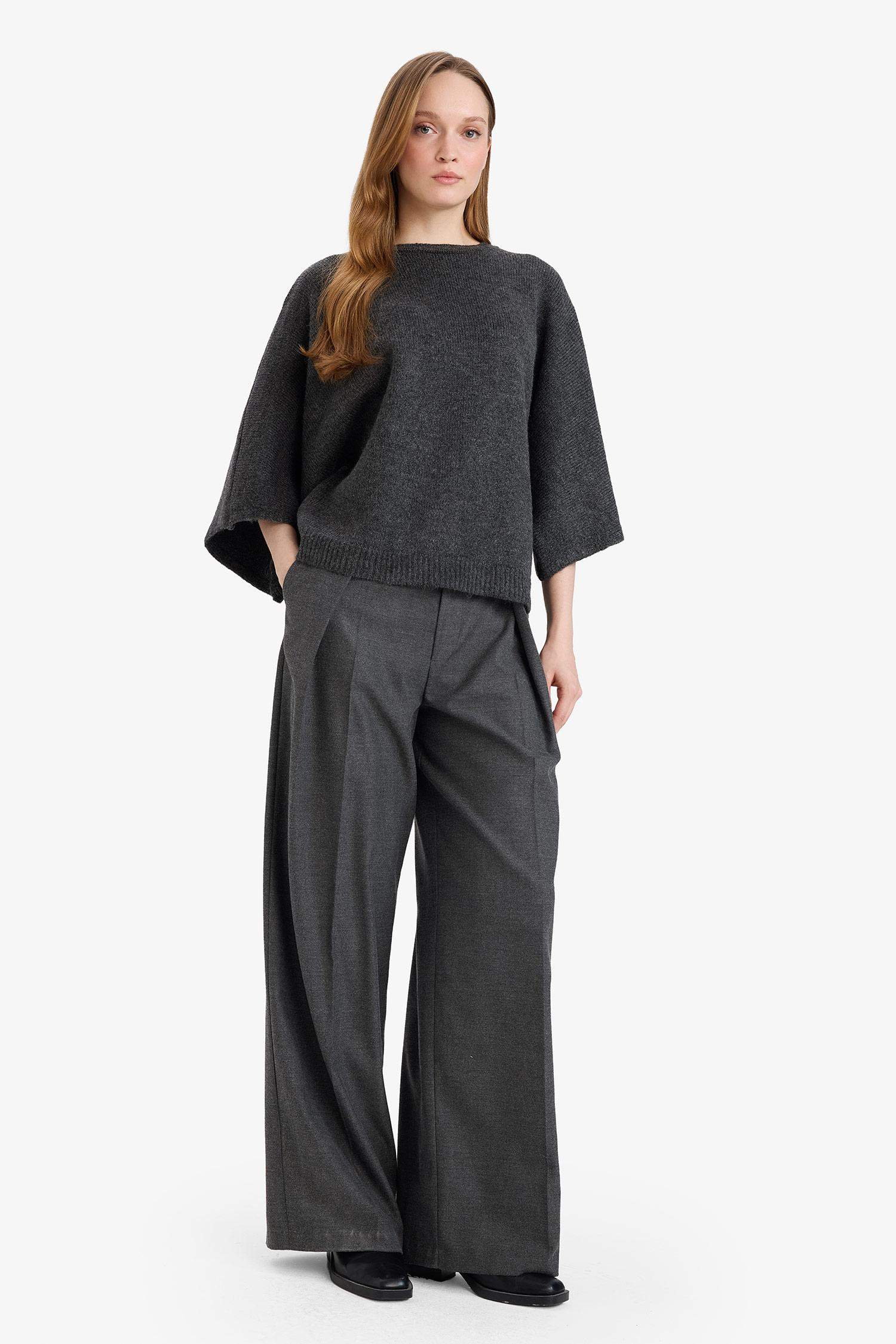 Crew Neck Knitwear Pullover