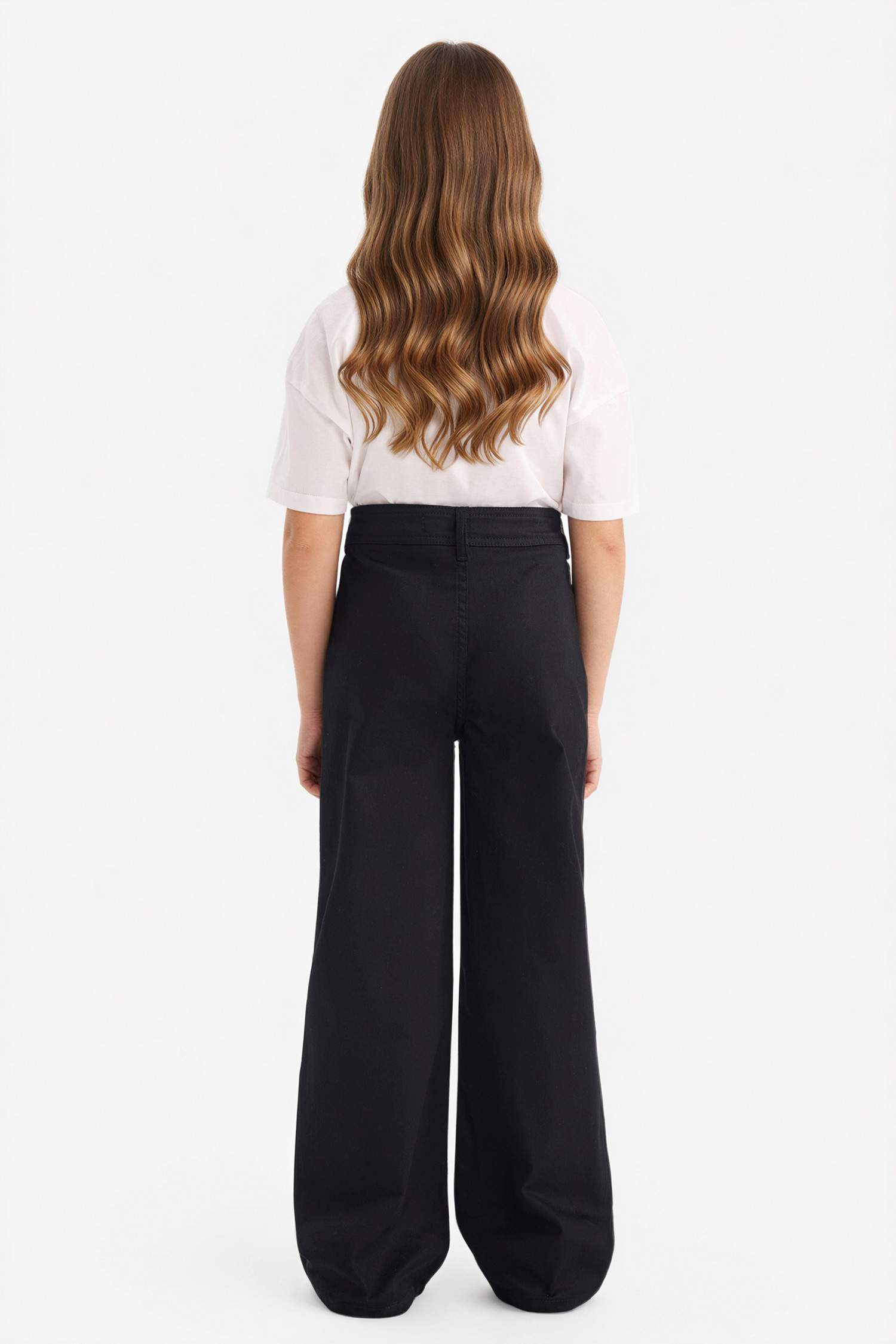 Girl Flare Gabardine Trousers
