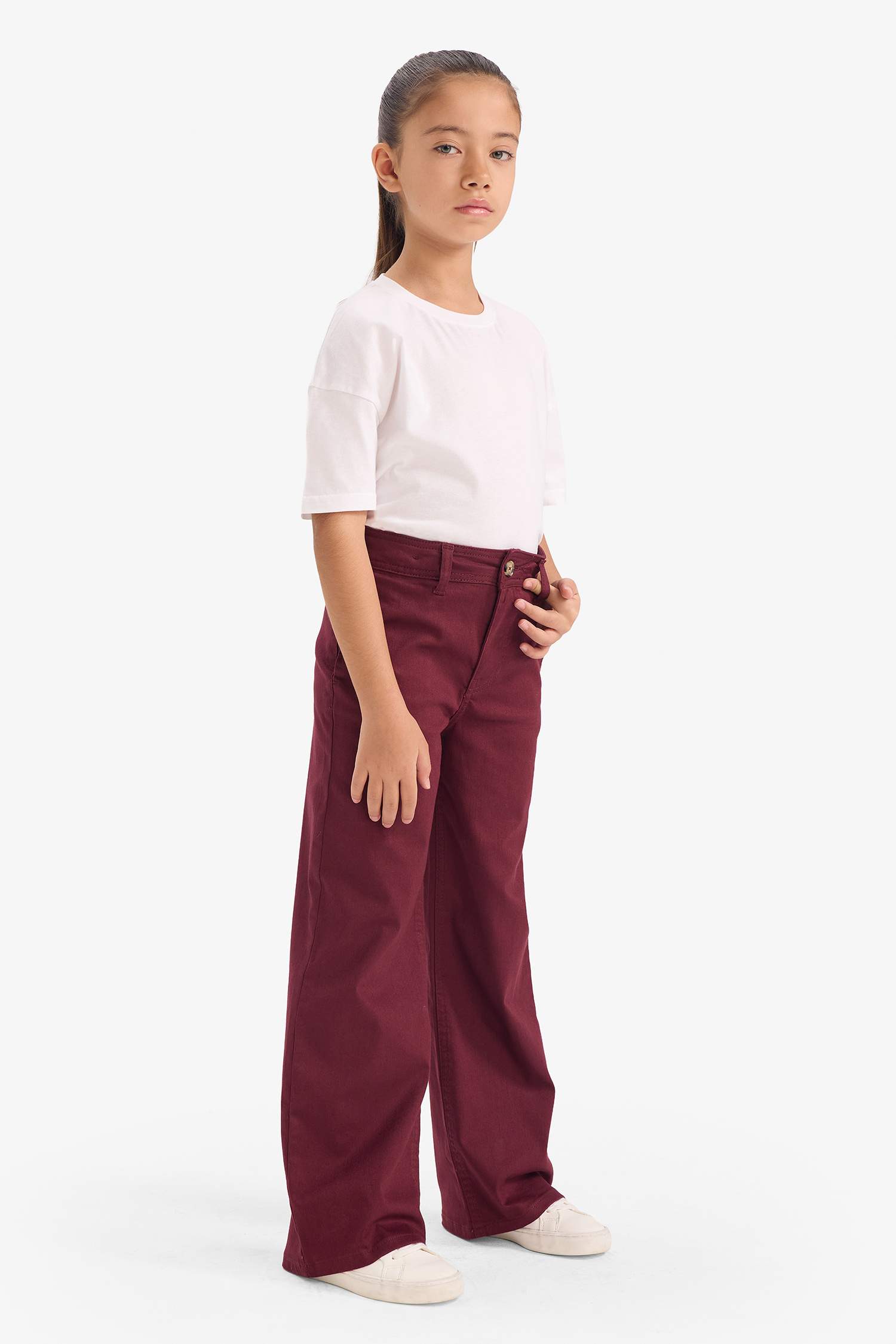 Flare Gabardine Trousers