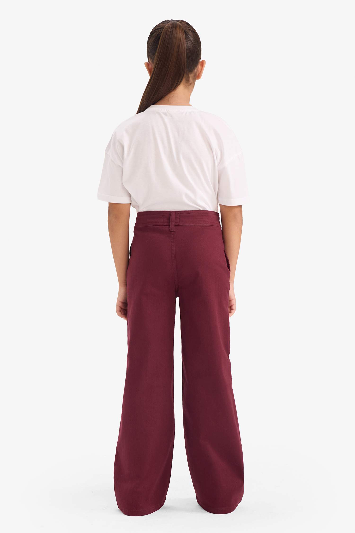 Flare Gabardine Trousers