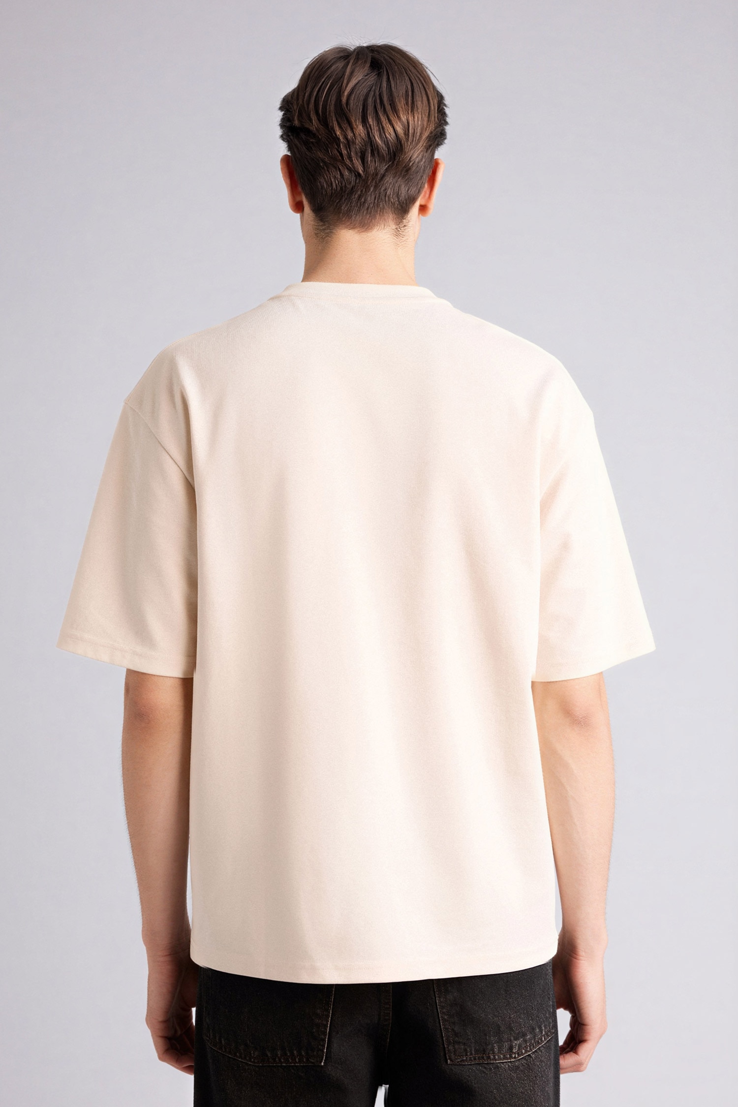 DeFacto Pamuklu Nefes Alabilen Loose Fit Baskılı Tişört görsel 5