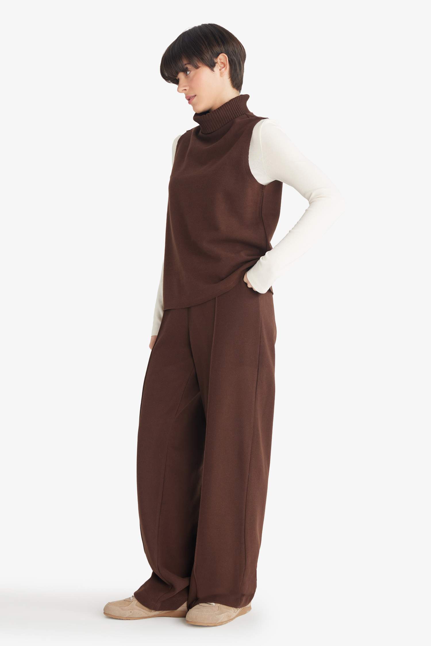 Wide Leg Geniş Bol Paça Pantolon