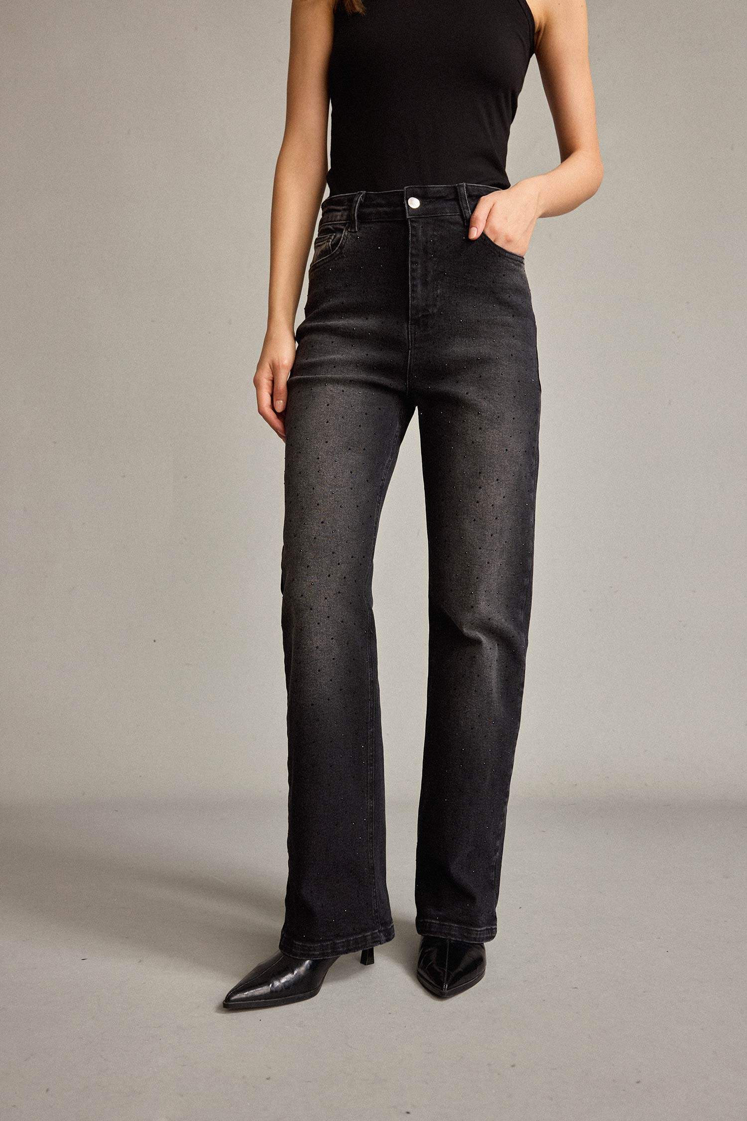 Baggy Fit Jean Pantolon