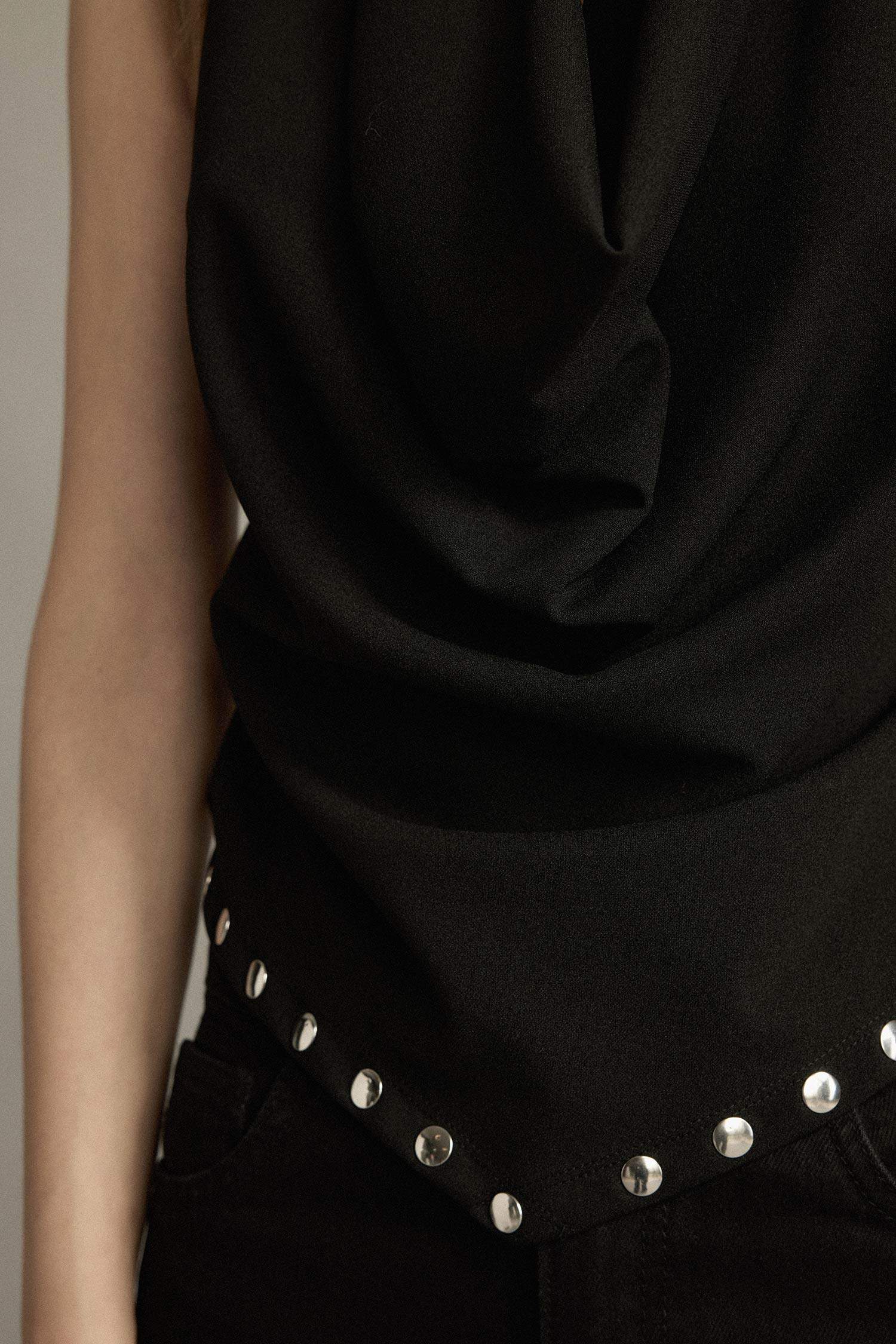 Degaje Yaka Kolsuz Bluz