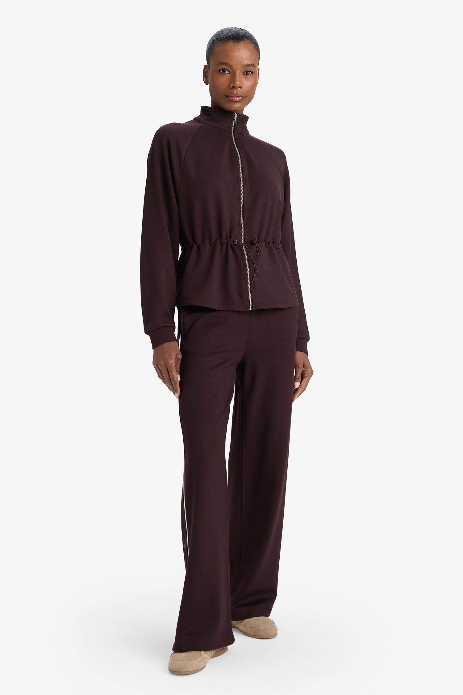 Wide Leg Long Leg Modal Trousers