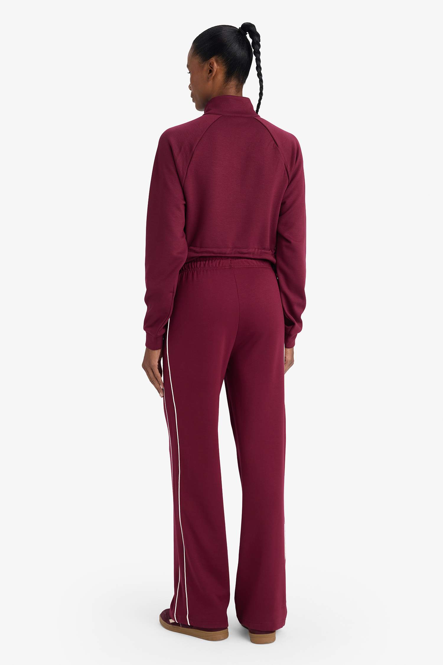 Wide Leg Long Leg Modal Trousers