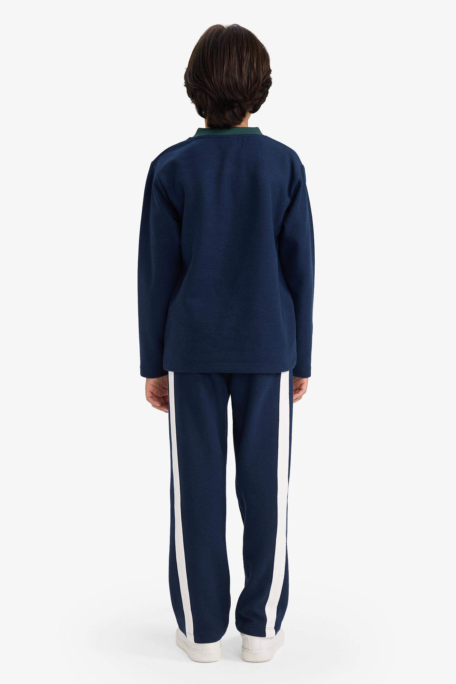 Boy Printed Sweatshirt Sweatpants 2 Piece Set