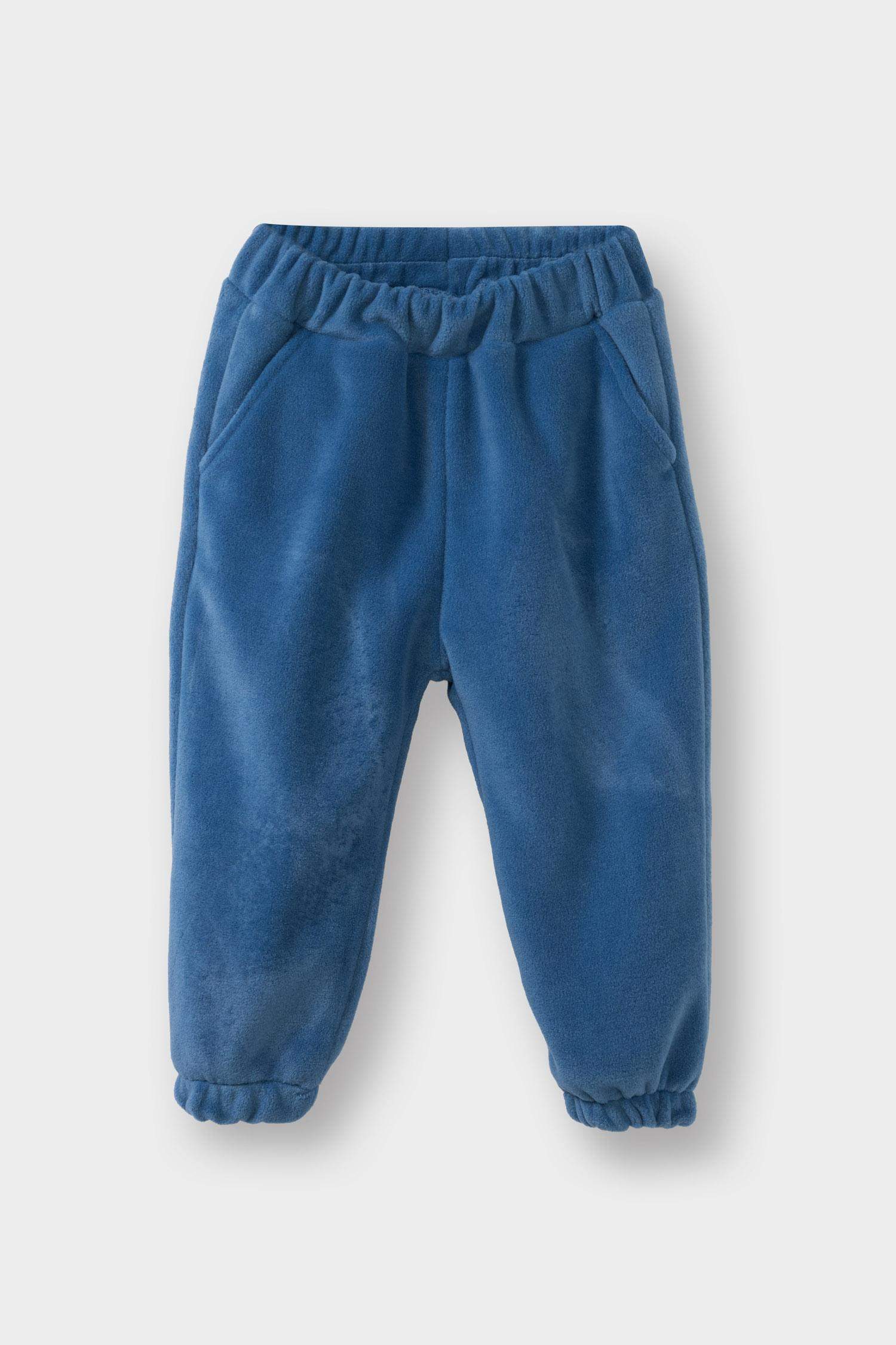 Erkek Bebek 2'li Takım Polar Yarım Fermuarlı Sweatshirt Eşofman Altı