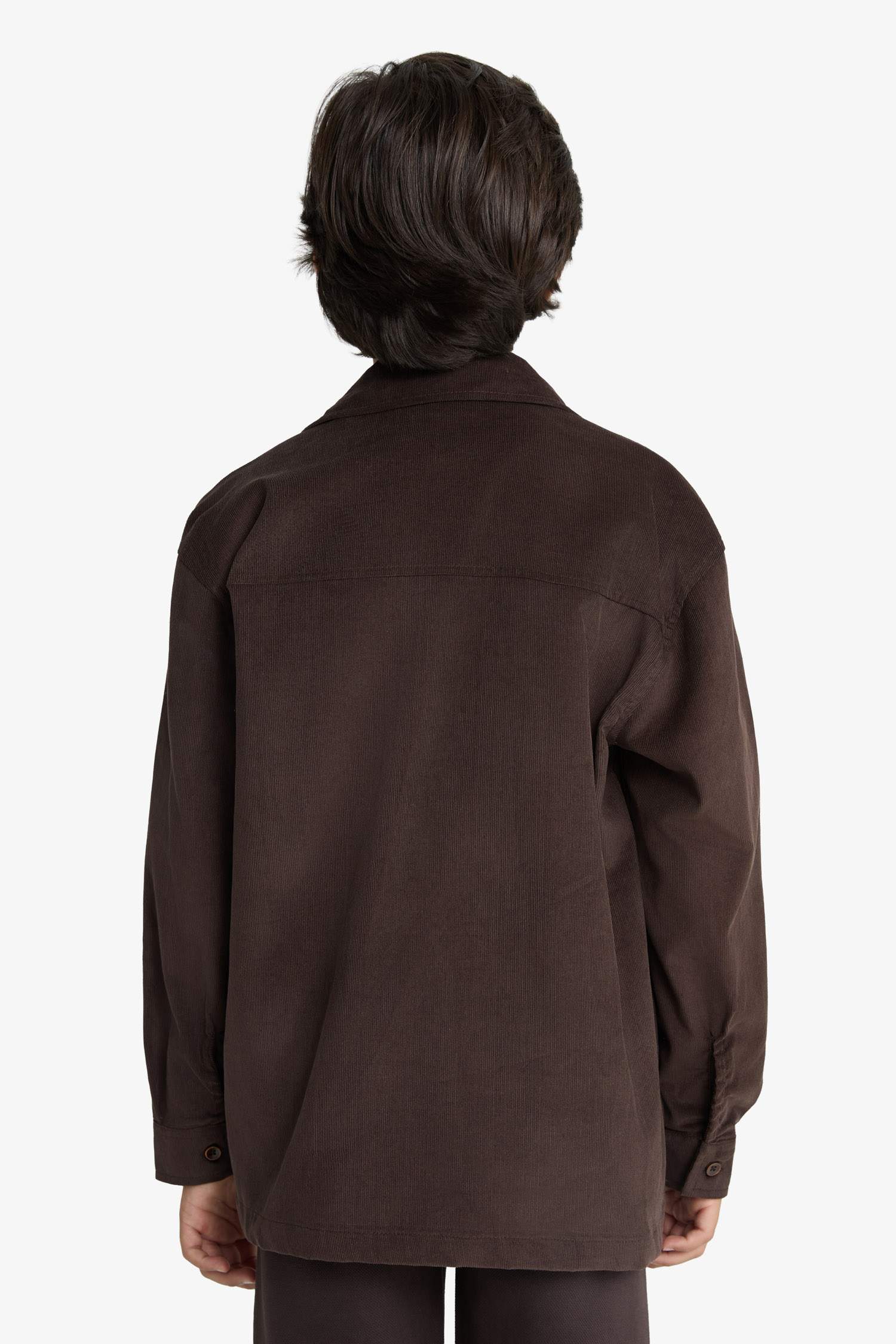 Boy Regular Fit Corduroy Long Sleeve Shirt