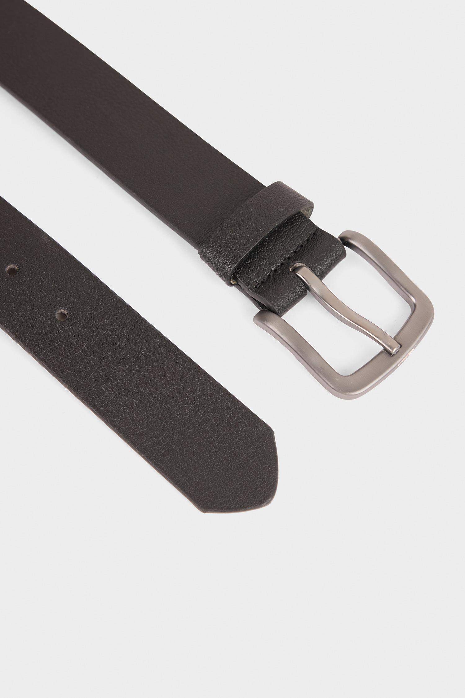 Erkek Dikdörtgen Toka Suni Deri Günlük Kemer