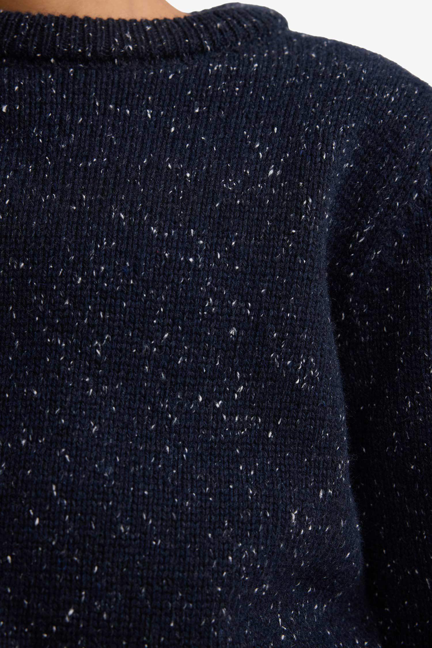 Pull en tricot à col rond pour garçon