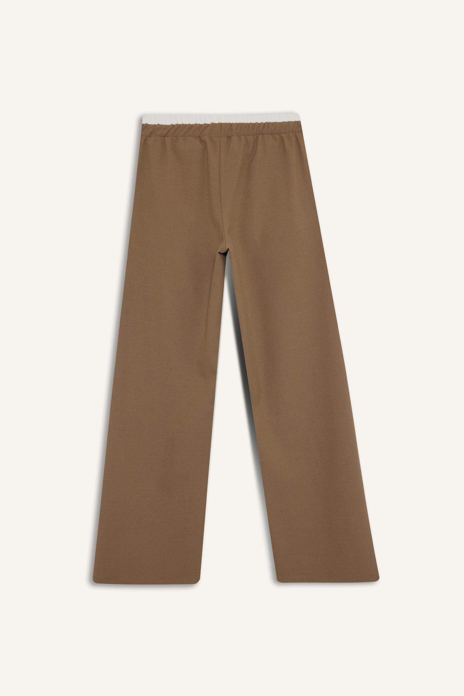 بنطرون بناتي وايد ليج برجل واسع