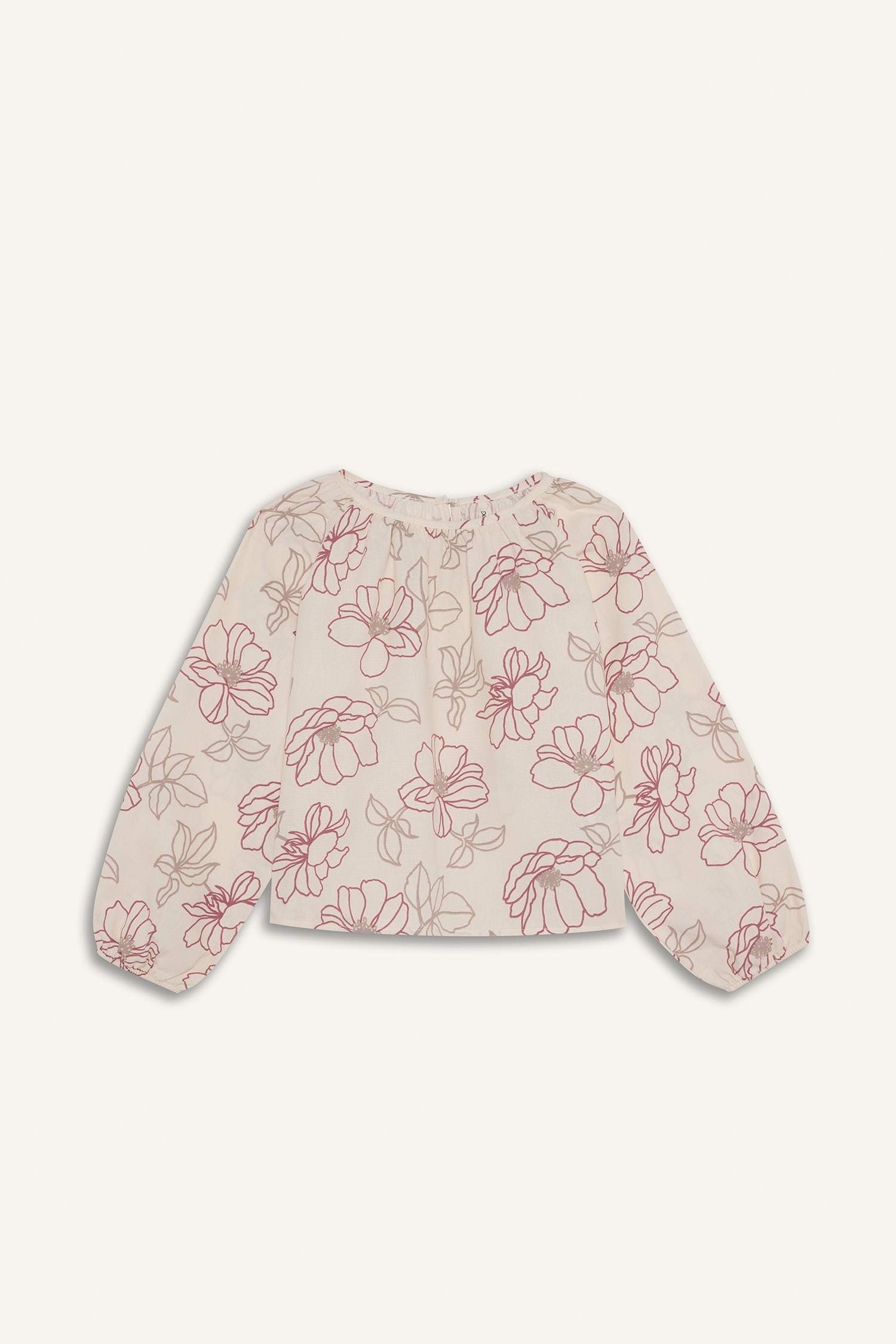 قميص بناتي ردن طويل اوكسفورد قصة عادية