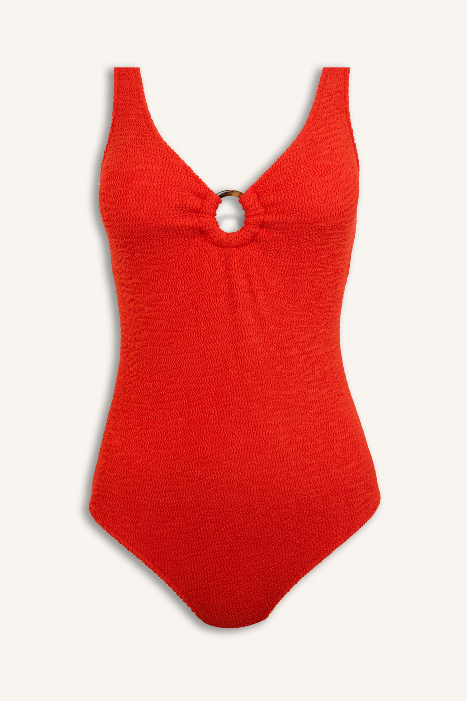 DeFacto Regular Fit Kırışık Dokulu Mayo görsel 6